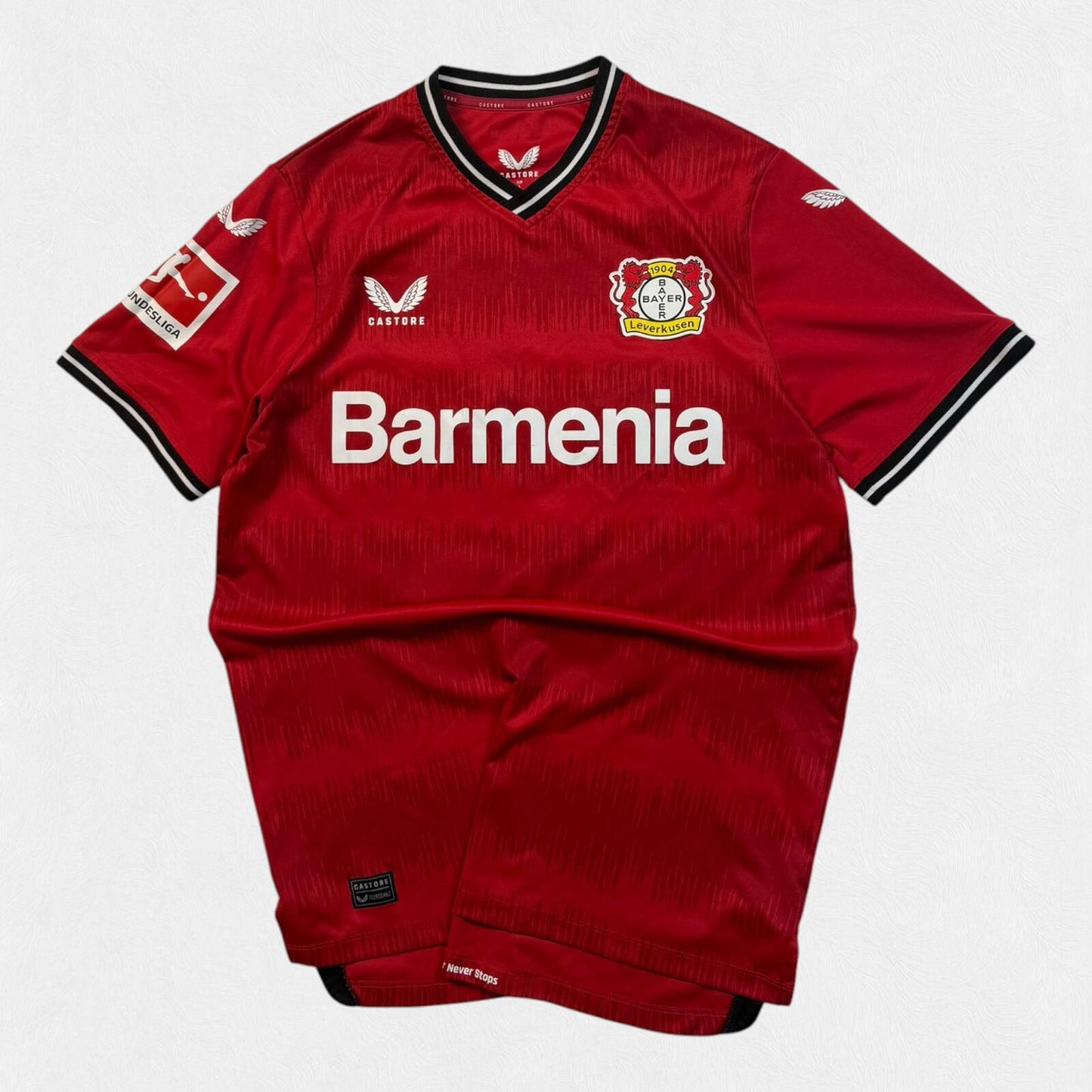 Bayer Leverkusen 2022/23 Castore home football shirt (L)