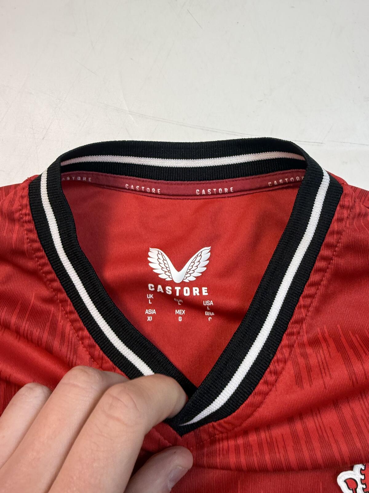 Bayer Leverkusen 2022/23 Castore home football shirt (L)