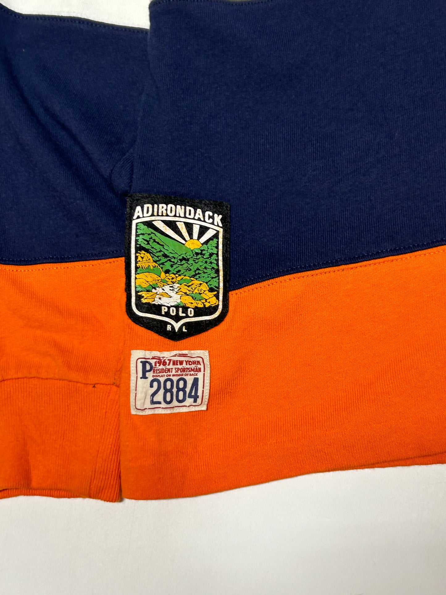 Ralph Lauren striped rugby polo shirt (M)