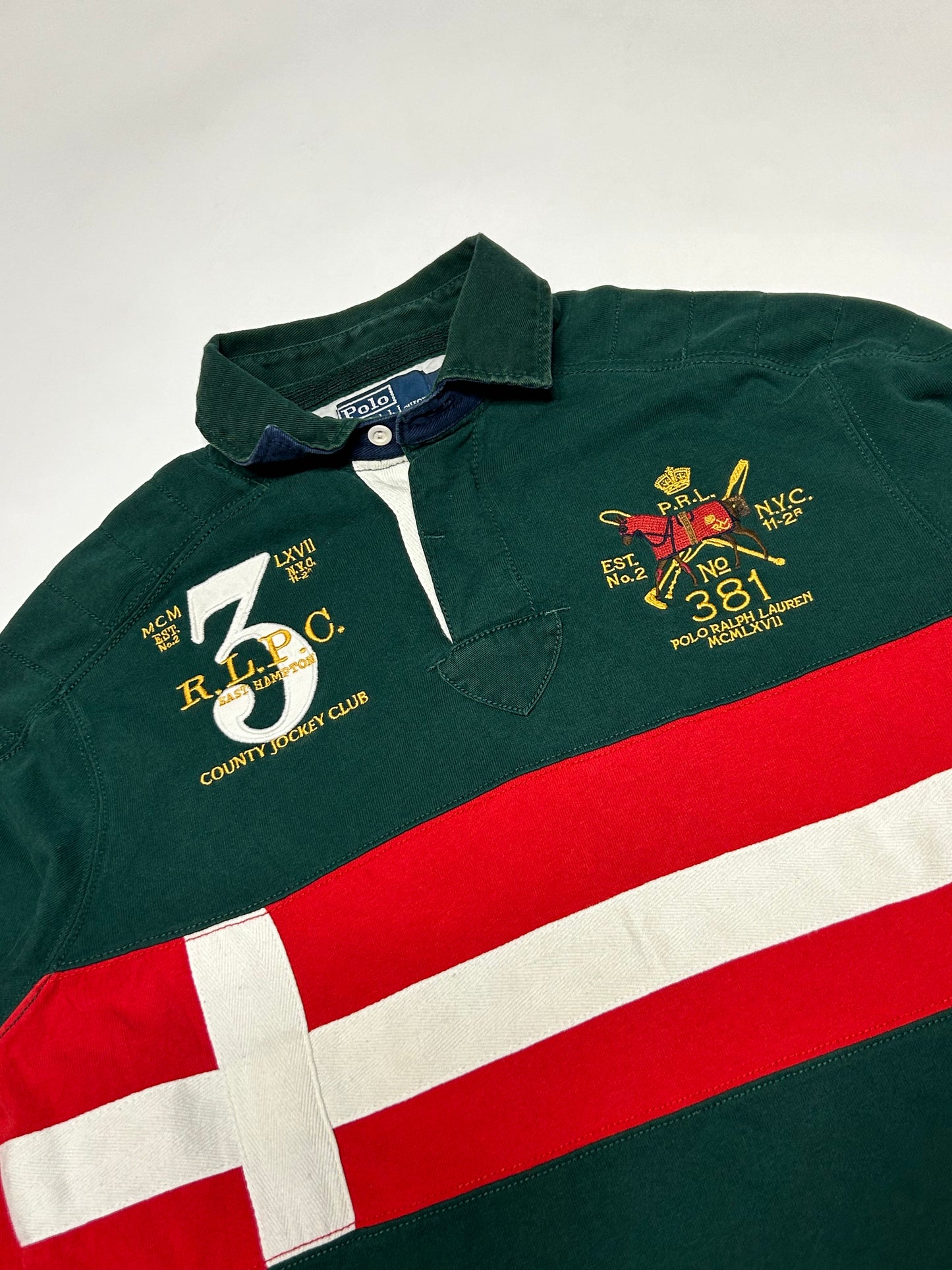 Vintage 90s Ralph Lauren rugby polo shirt (M)