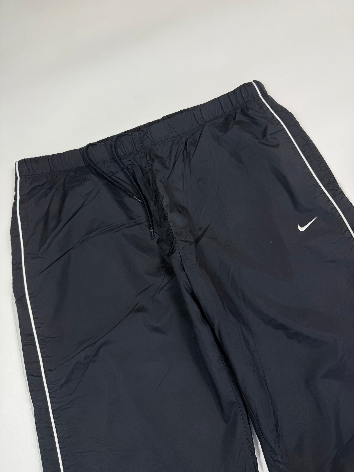 Vintage Nike baggy side stripe track pants (XL)