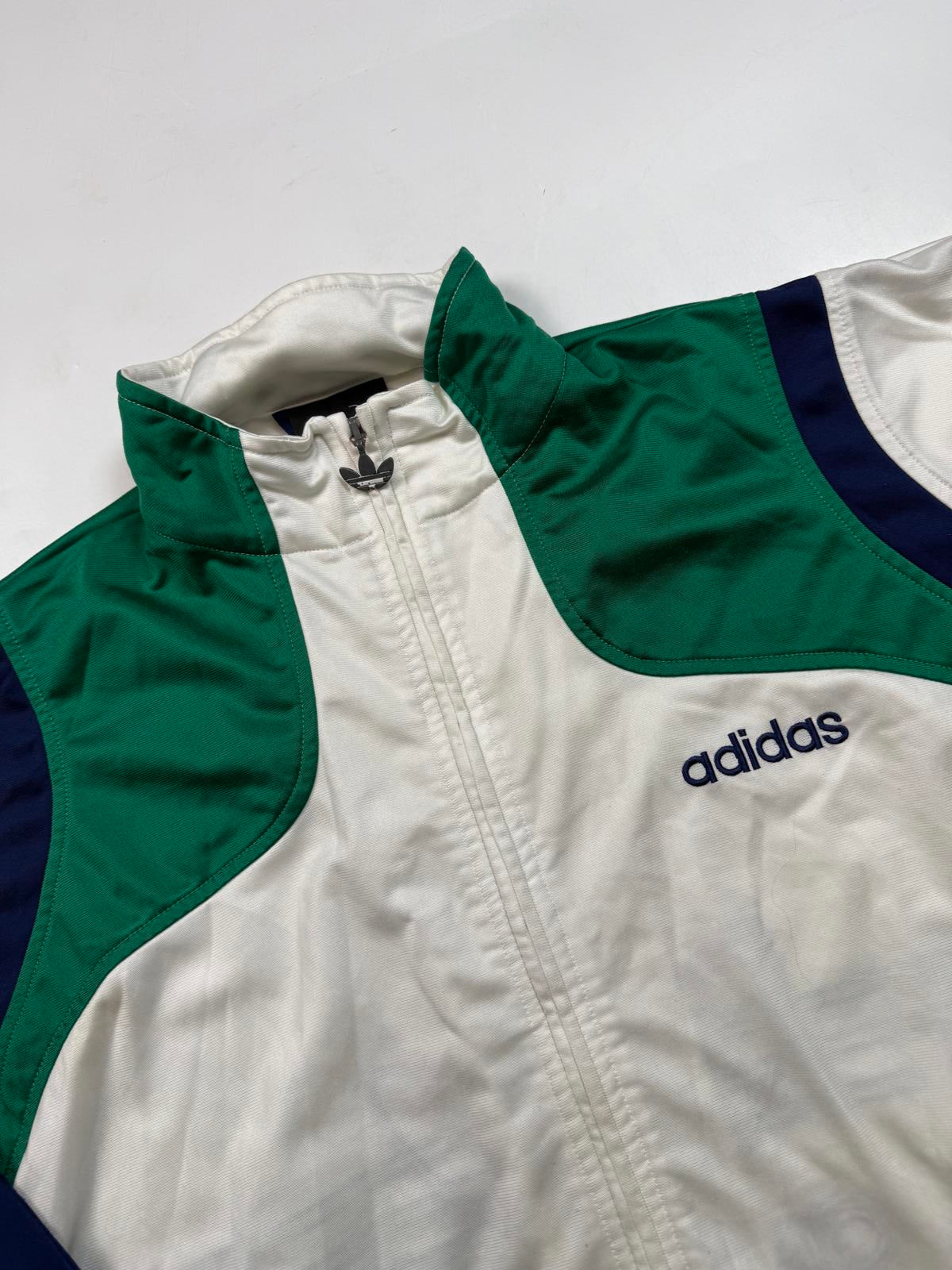 Vintage 90s adidas originals colour block track jacket (L)