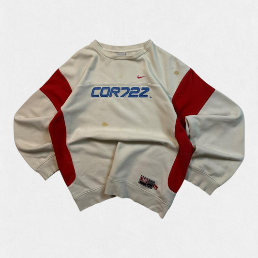 Vintage Y2K Nike Cortez spell out sweatshirt (XL)