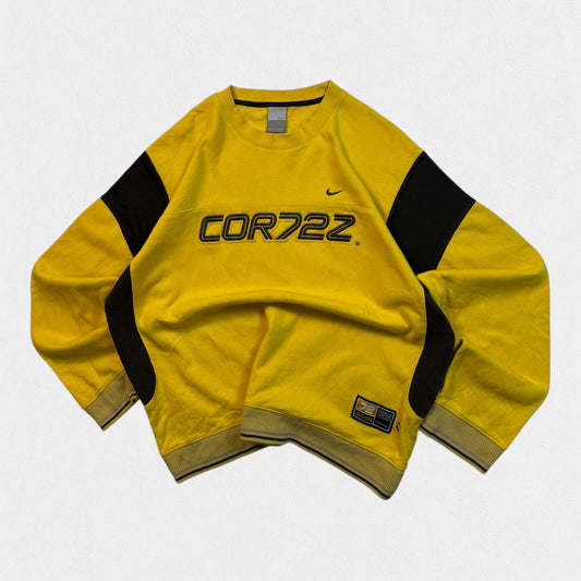 Vintage Y2K Nike Cortez spell out sweatshirt (L)