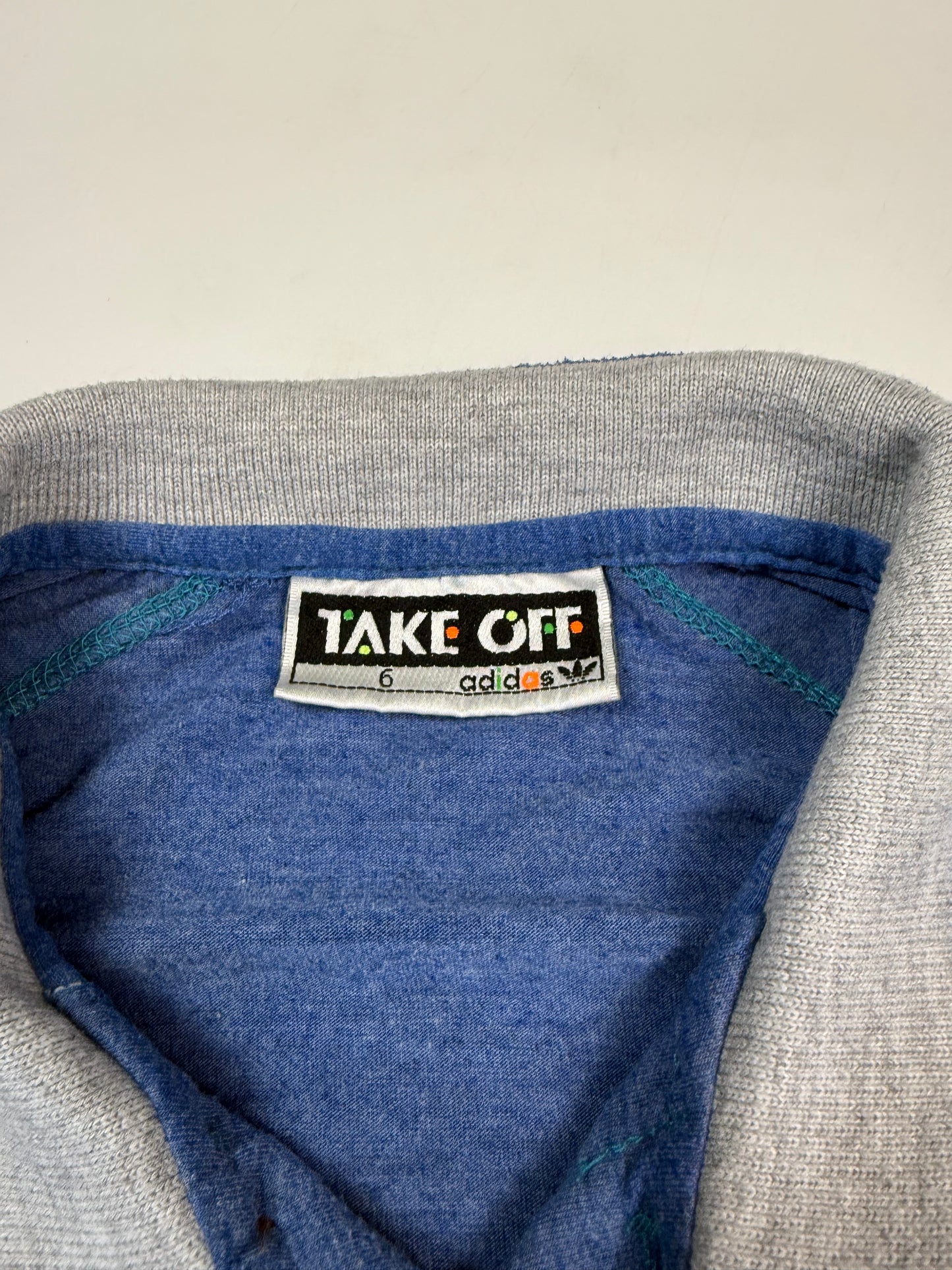 Vintage 90s Adidas Take off old car division polo shirt (M)