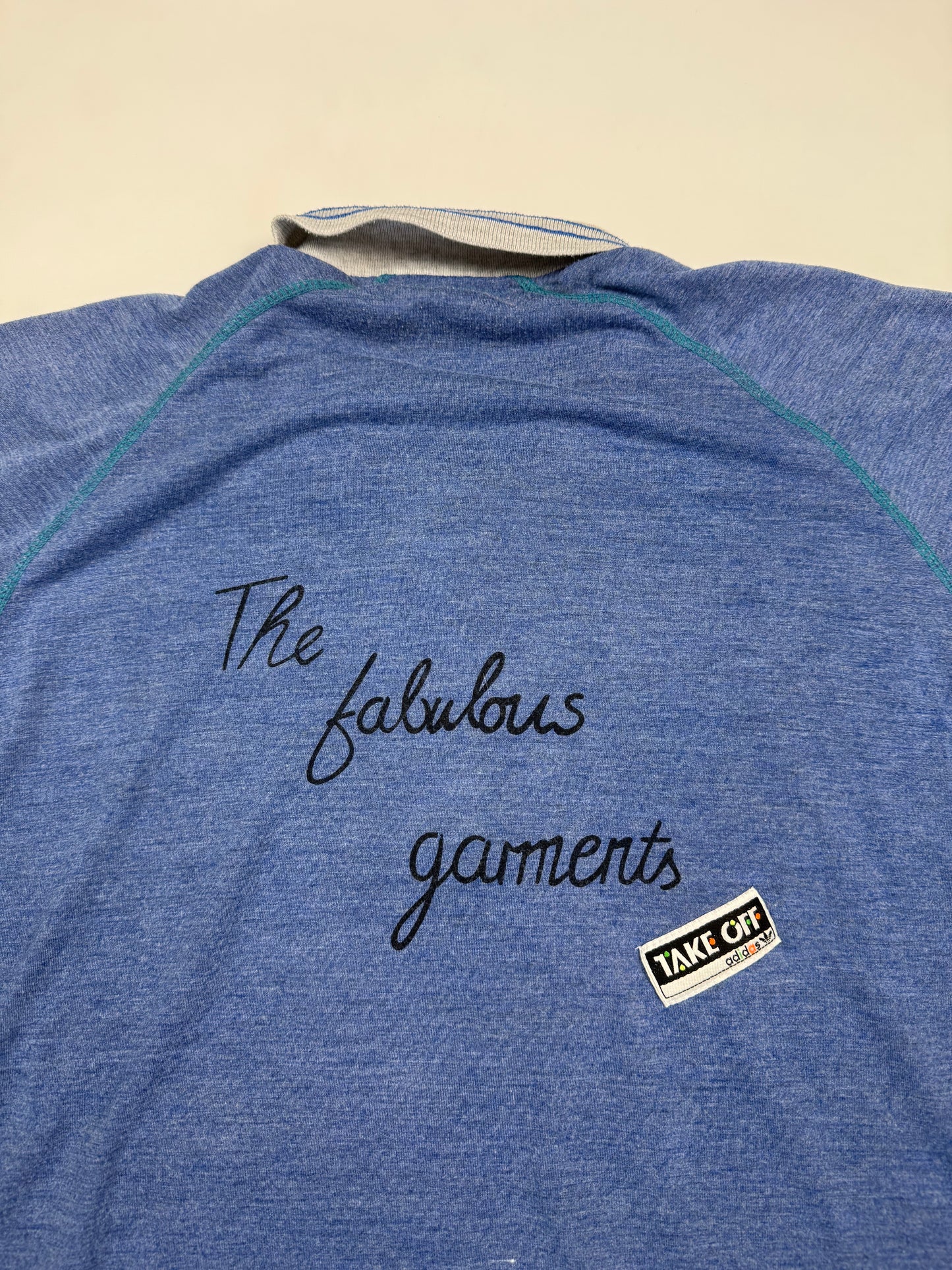 Vintage 90s Adidas Take off old car division polo shirt (M)