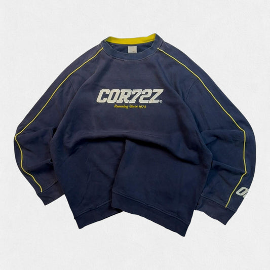 Vintage Y2K Nike Cortez spell out sweatshirt (XL)