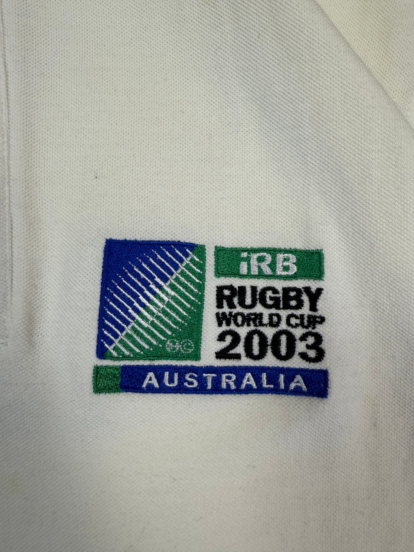 Vintage Australia rugby world cup 2003 polo shirt (M)