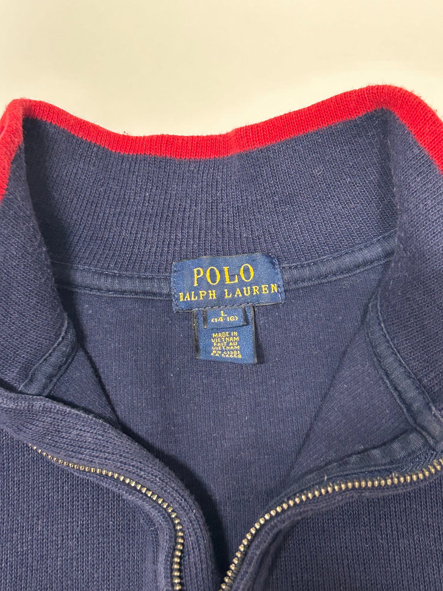 Ralph Lauren quarter zip (S)