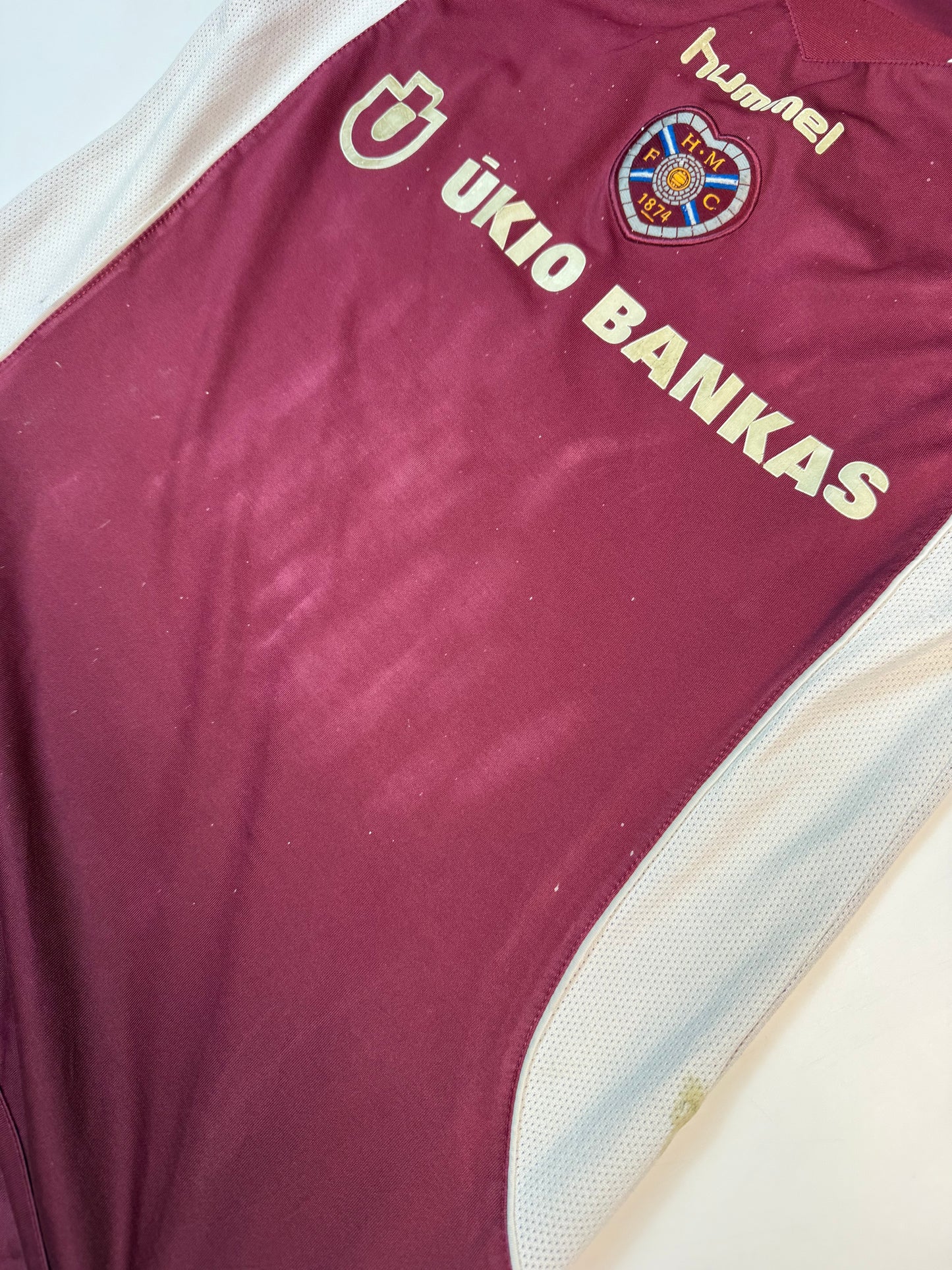 Vintage Hearts 2006/07 Hummel football shirt (S)