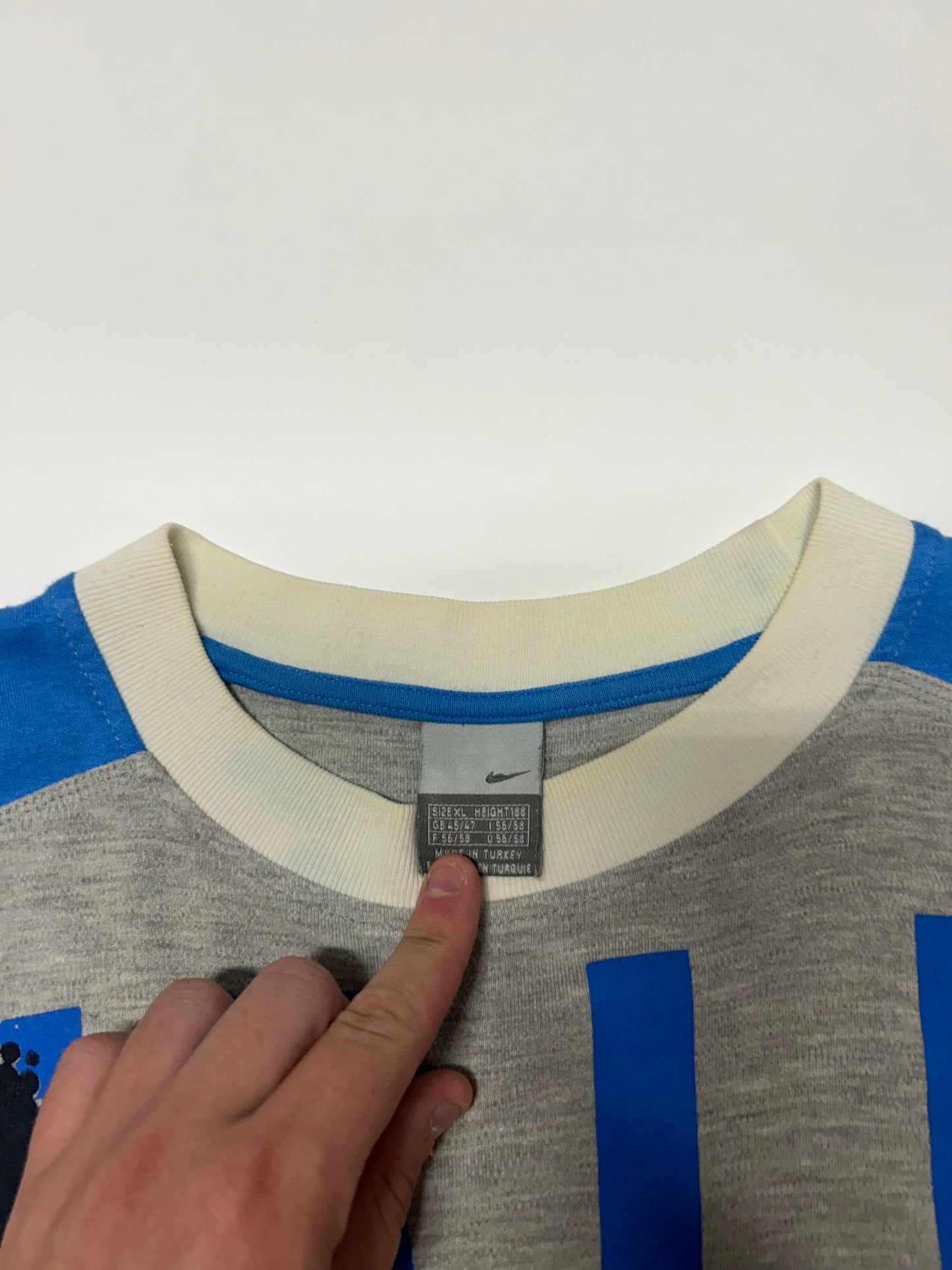 Vintage Nike italy football tee (XL)