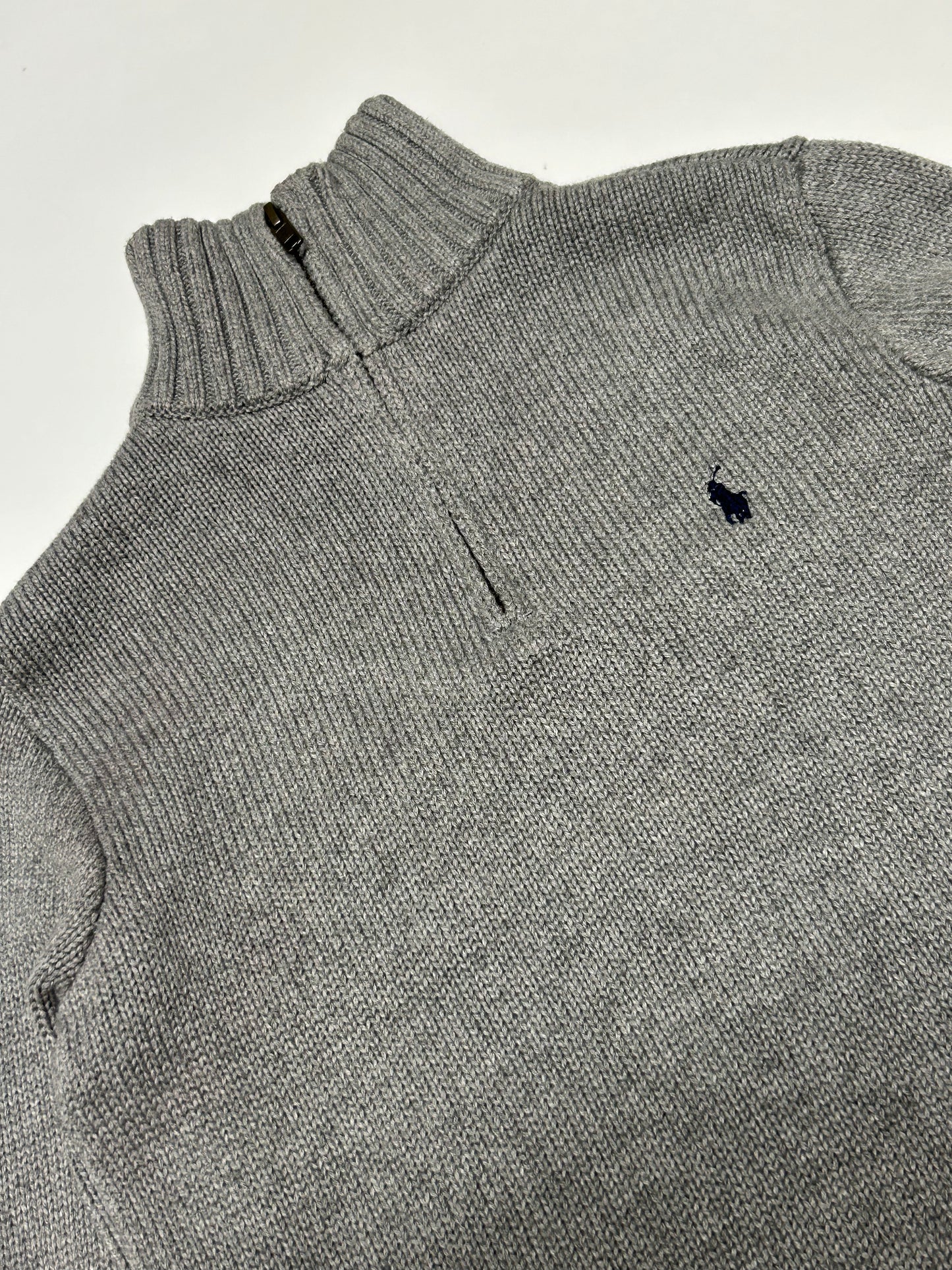 Youth Ralph Lauren quarter zip knit (M)