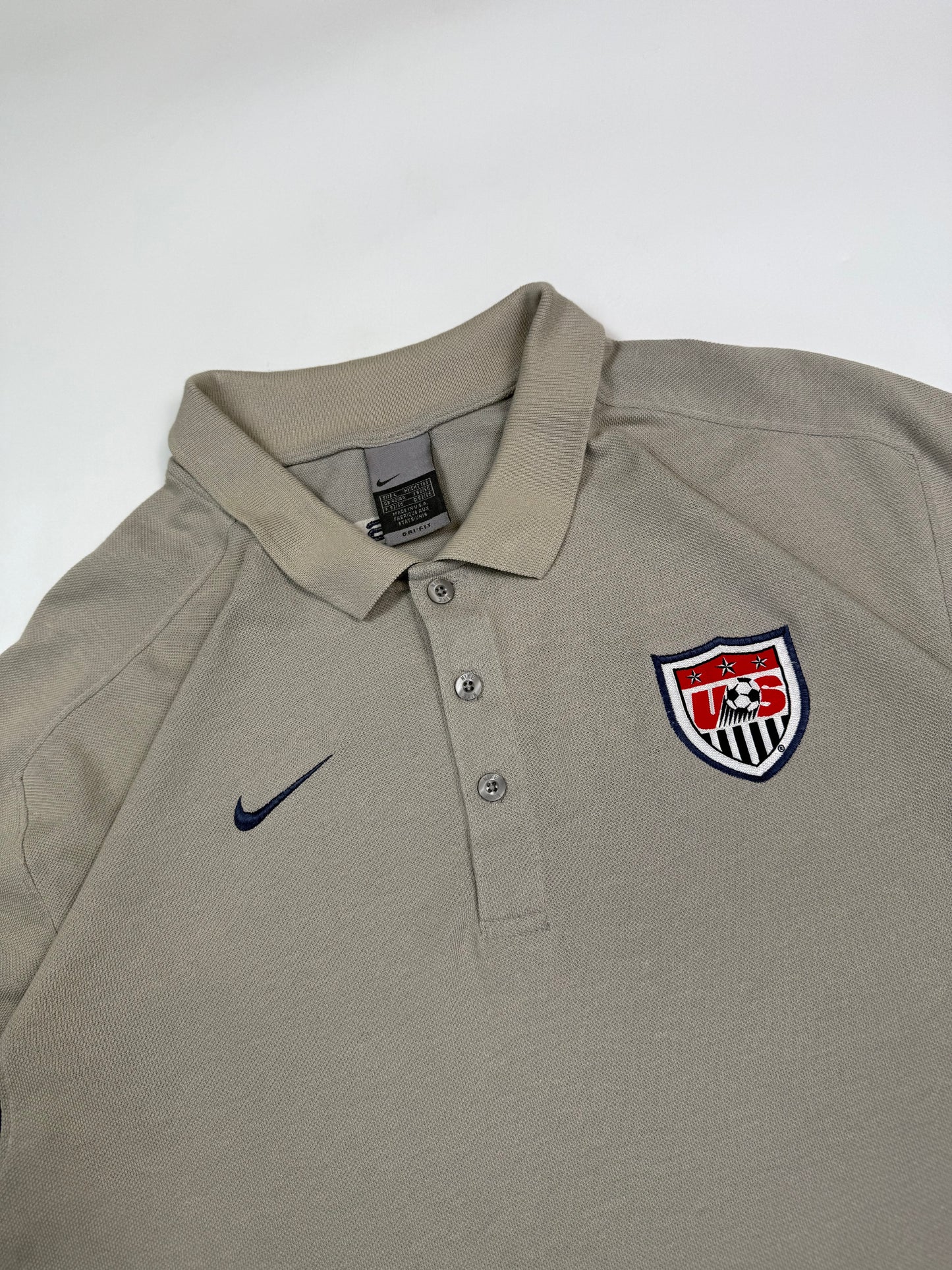 Vintage Nike USA football soccer polo shirt (L)