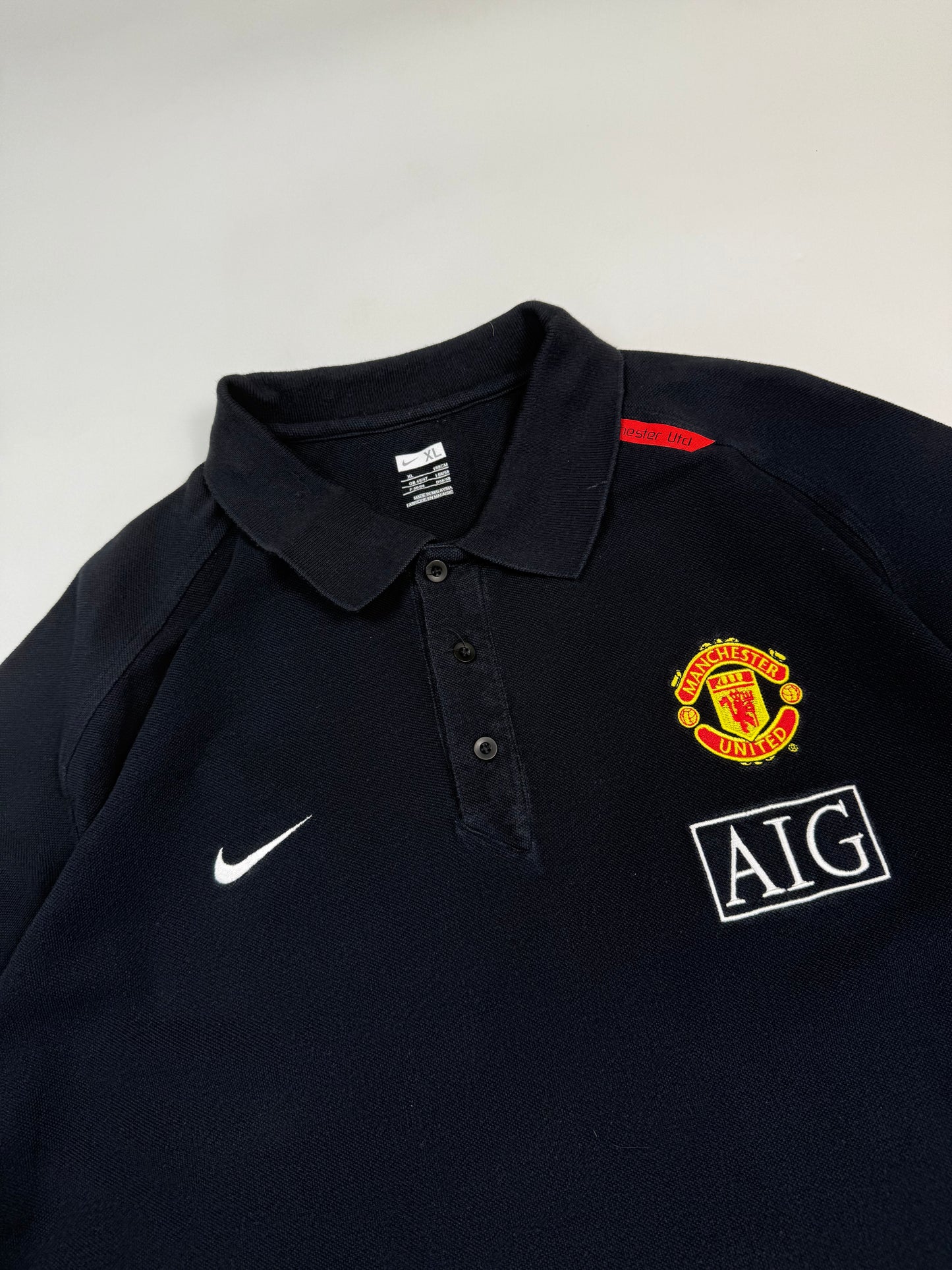 Vintage Manchester United 2007/08 Nike polo shirt (XL)