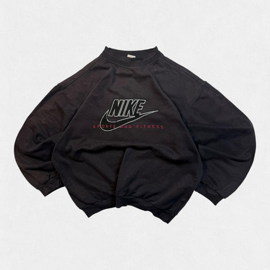 Vintage 90s Nike sports & fitness centre logo sweatshirt (L)