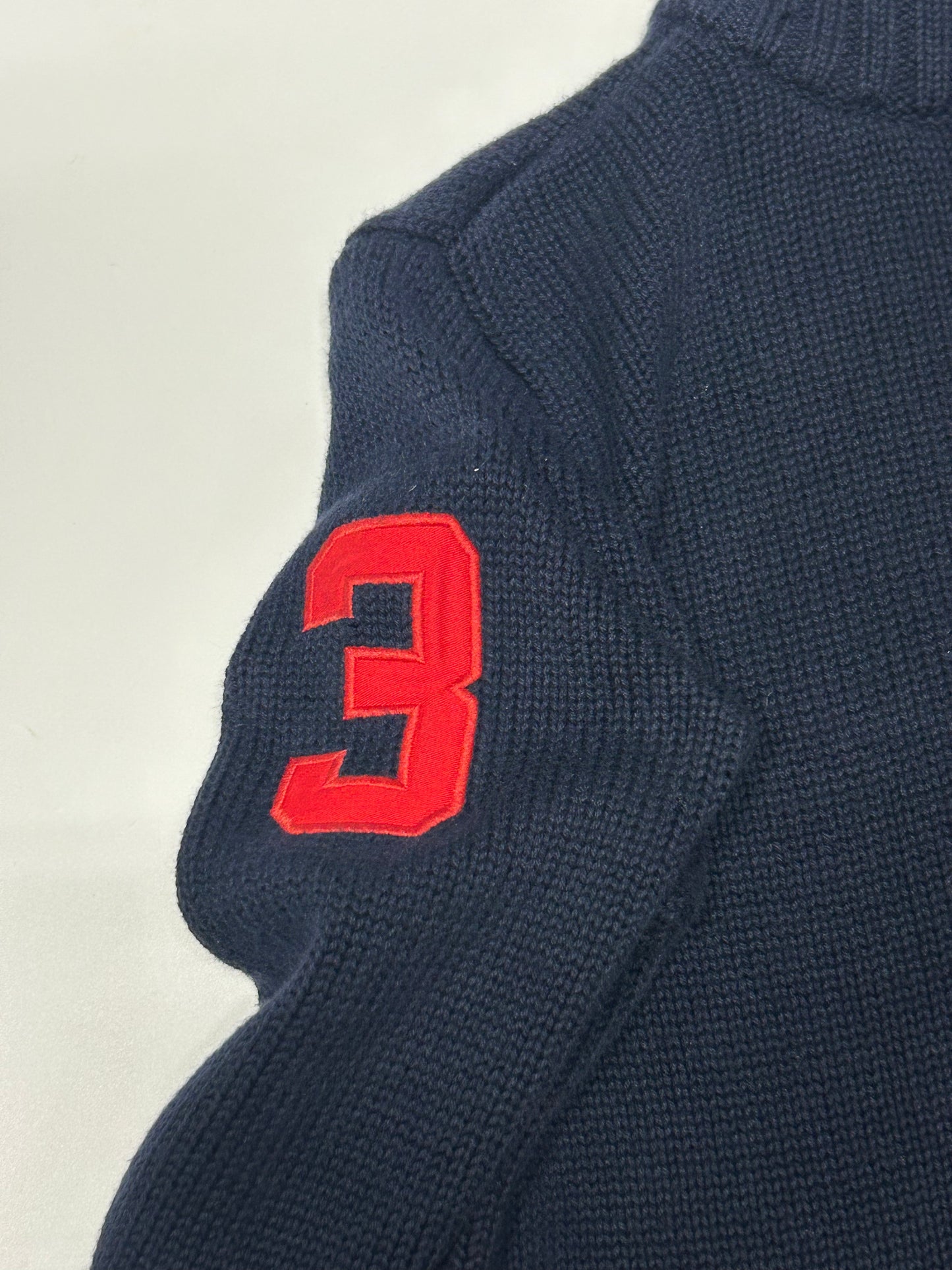 Youth Ralph Lauren quarter zip knit (M)