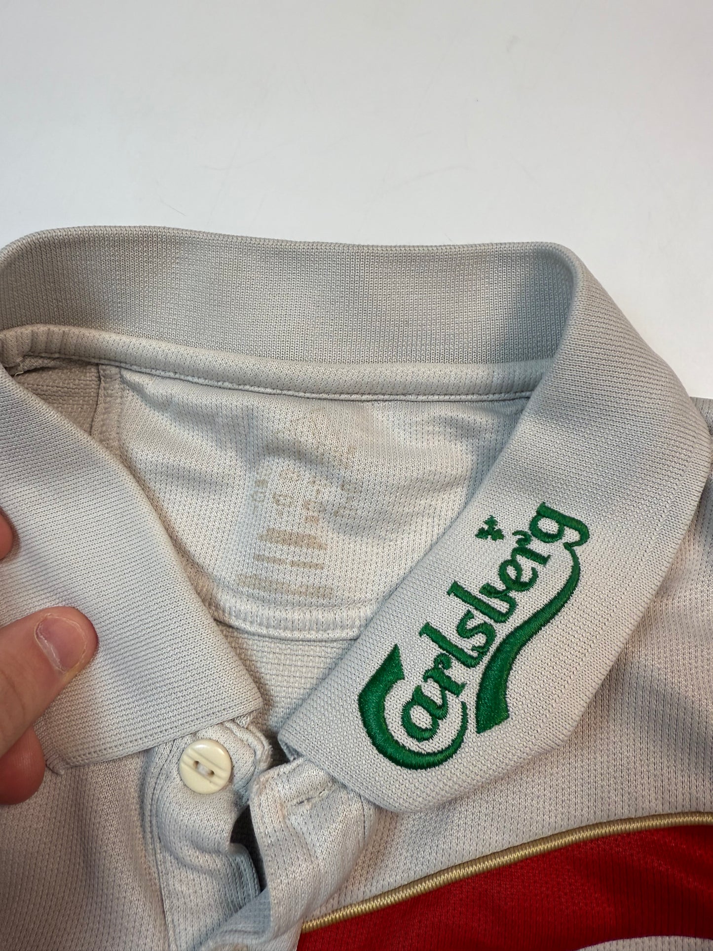 Liverpool 2009/10 Adidas training polo shirt (L)