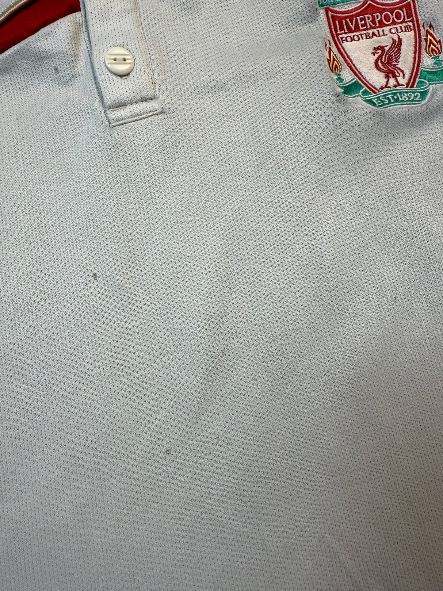 Liverpool 2009/10 Adidas training polo shirt (L)