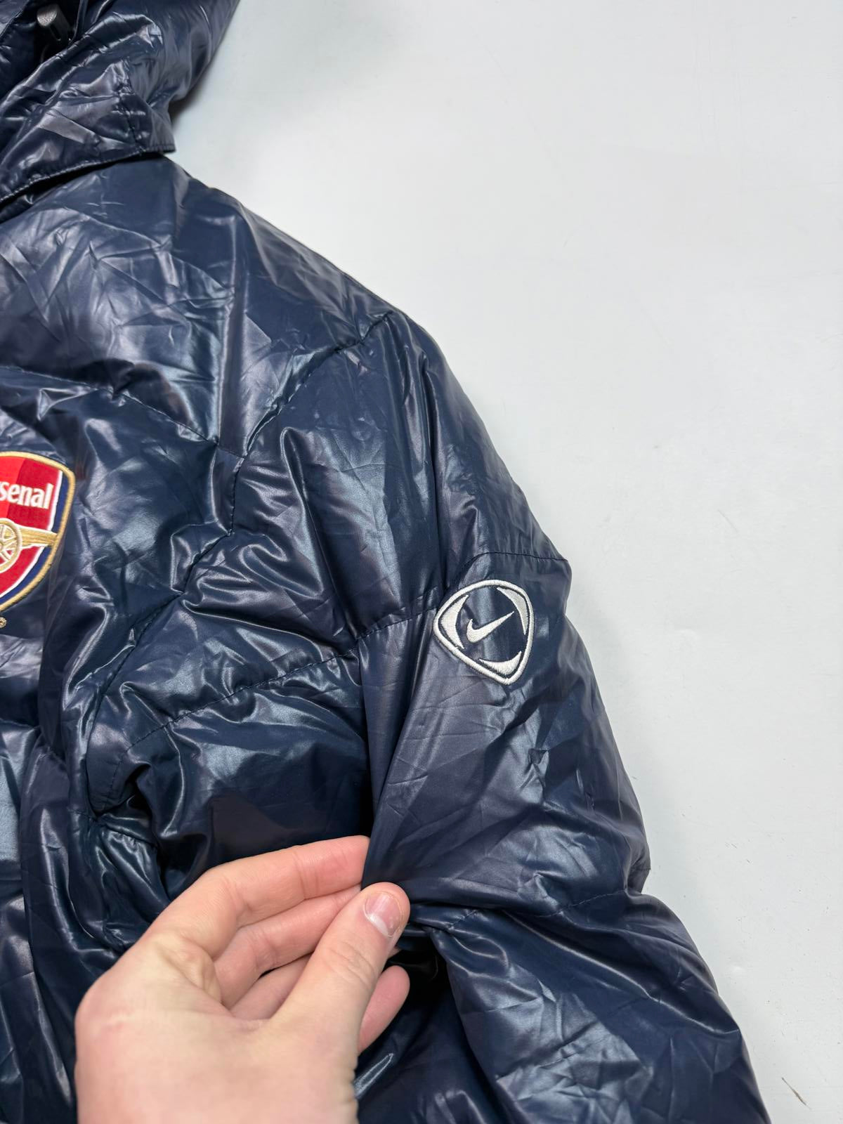 Vintage Arsenal 2006/07 Nike football puffer jacket (L)