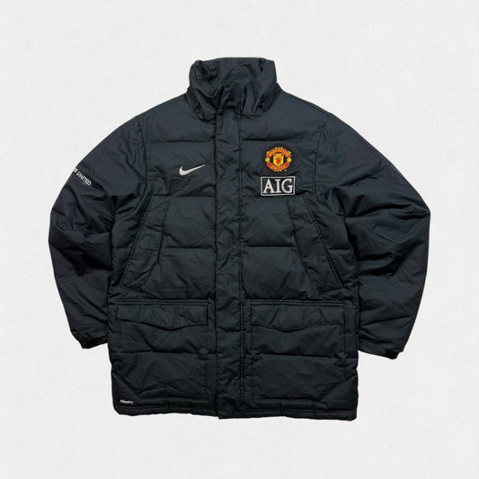 Vintage Manchester United 2008/09 Nike football puffer jacket (S)
