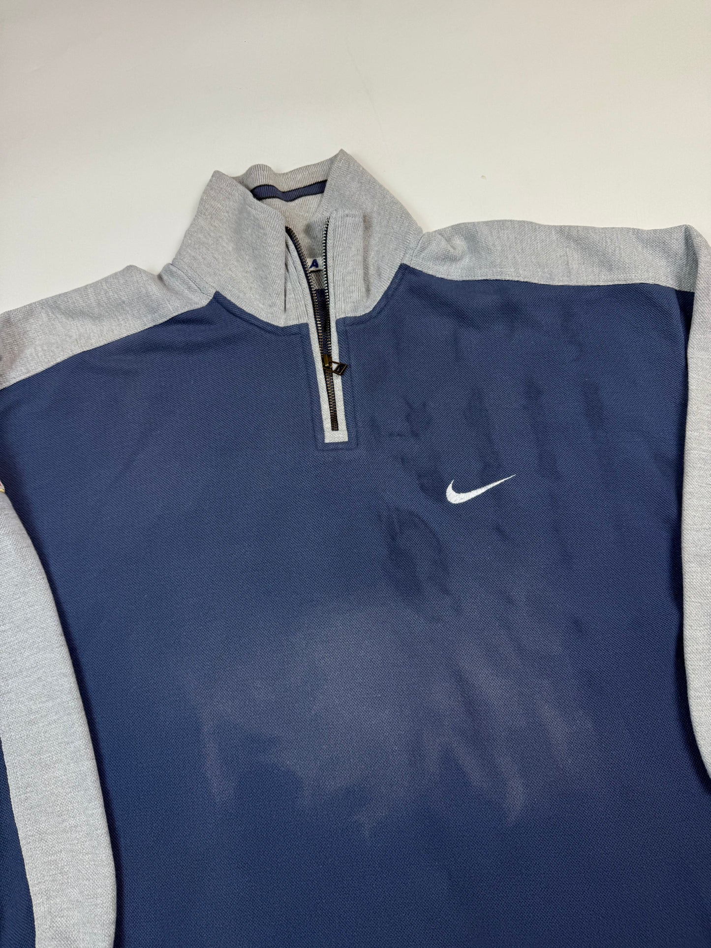 Vintage Italy 1996/97 Nike football quarter zip sweatshirt (XL)