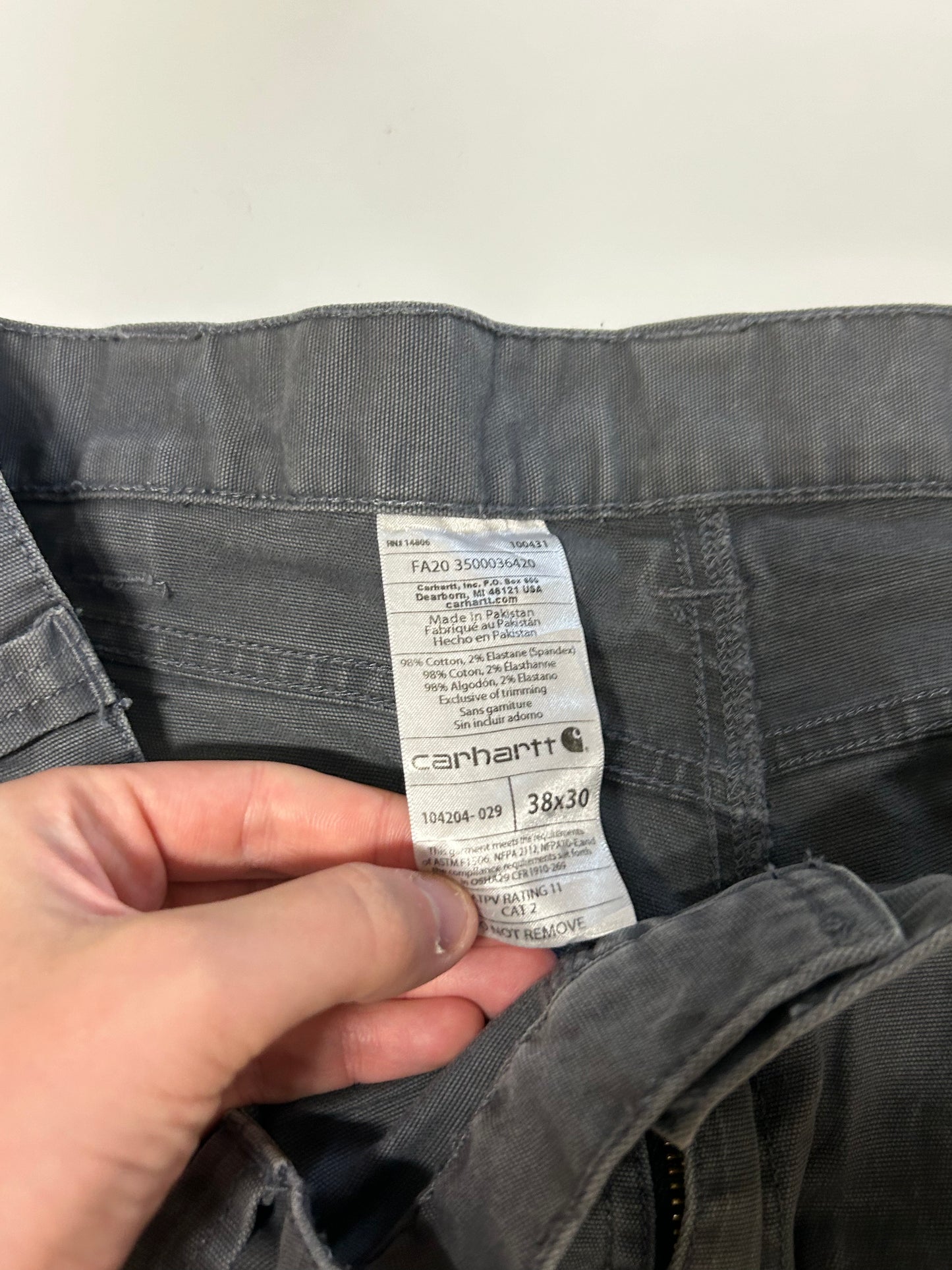 Carhartt FR carpenter pants (W38)