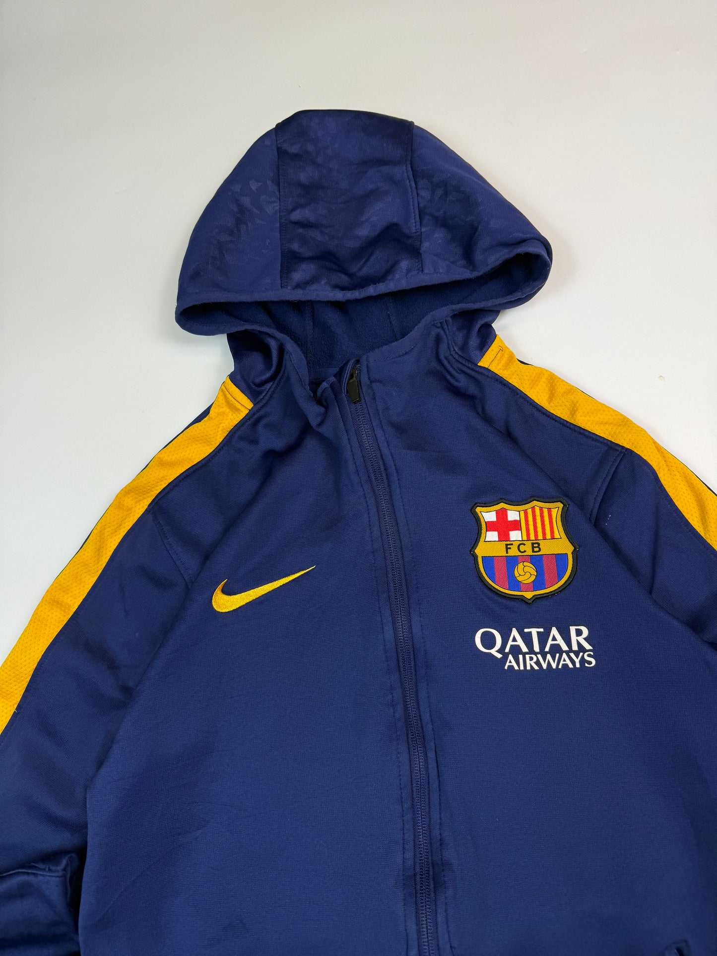 Barcelona 2015/16 Nike hooded track top (S)