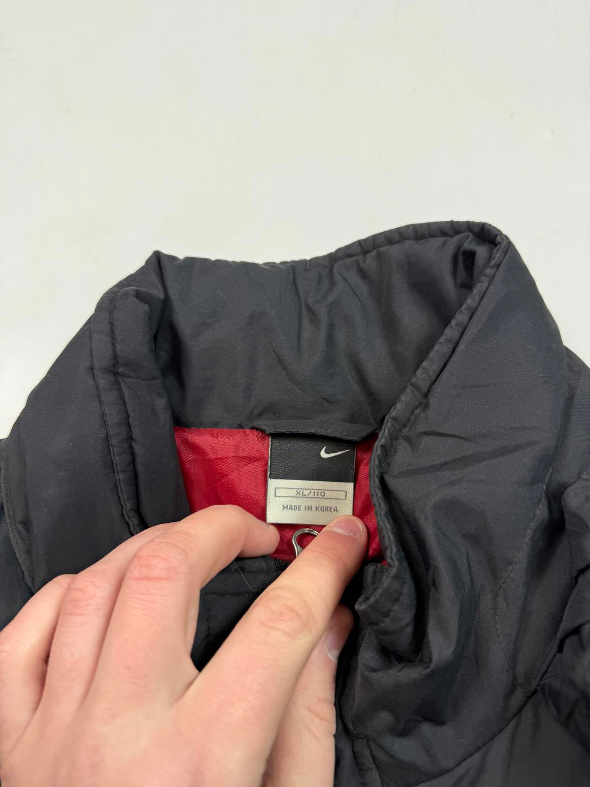 Vintage Manchester United Nike football puffer jacket (XL)