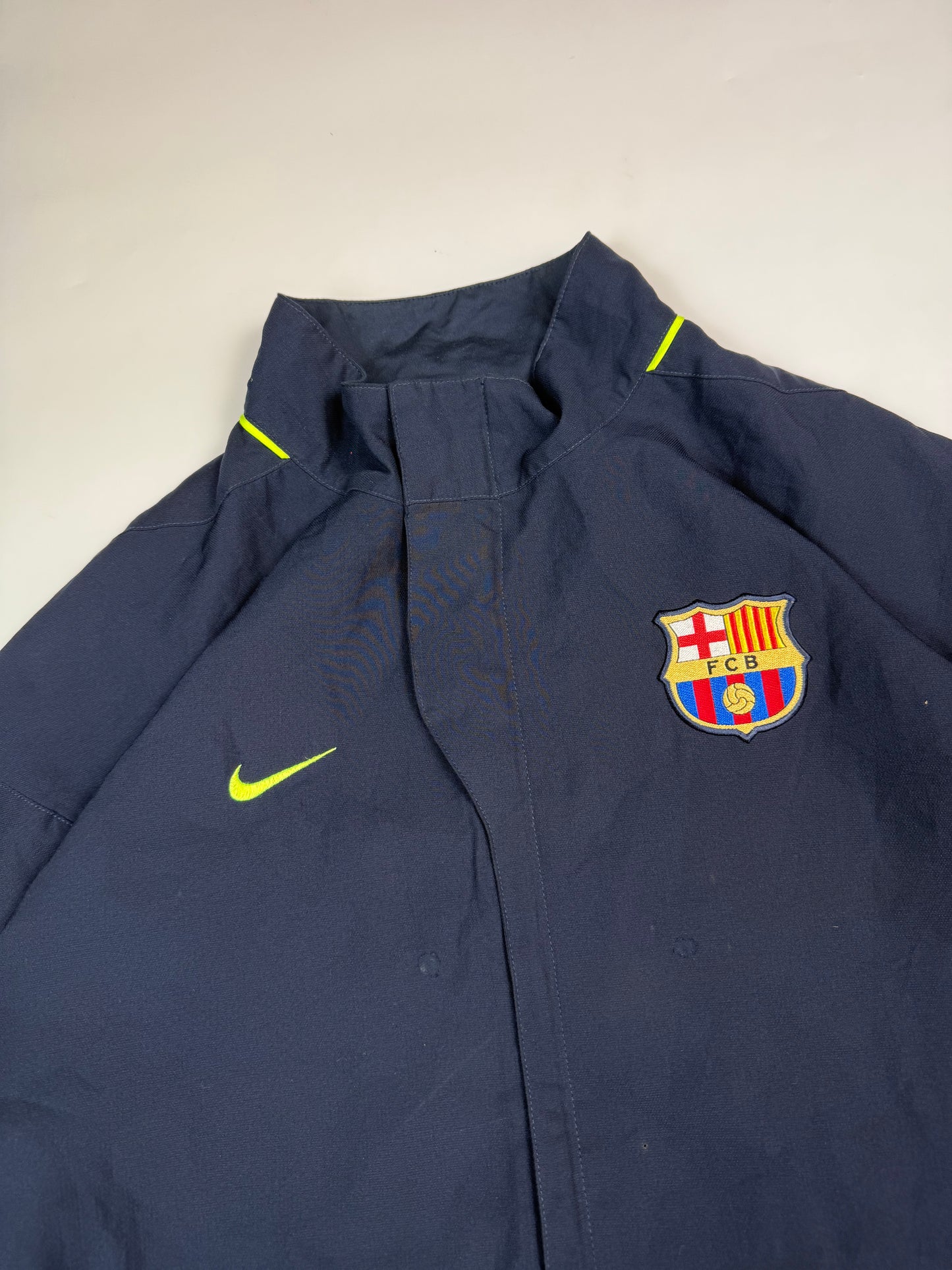 Vintage Barcelona 2007/08 Nike football track jacket (XXL)