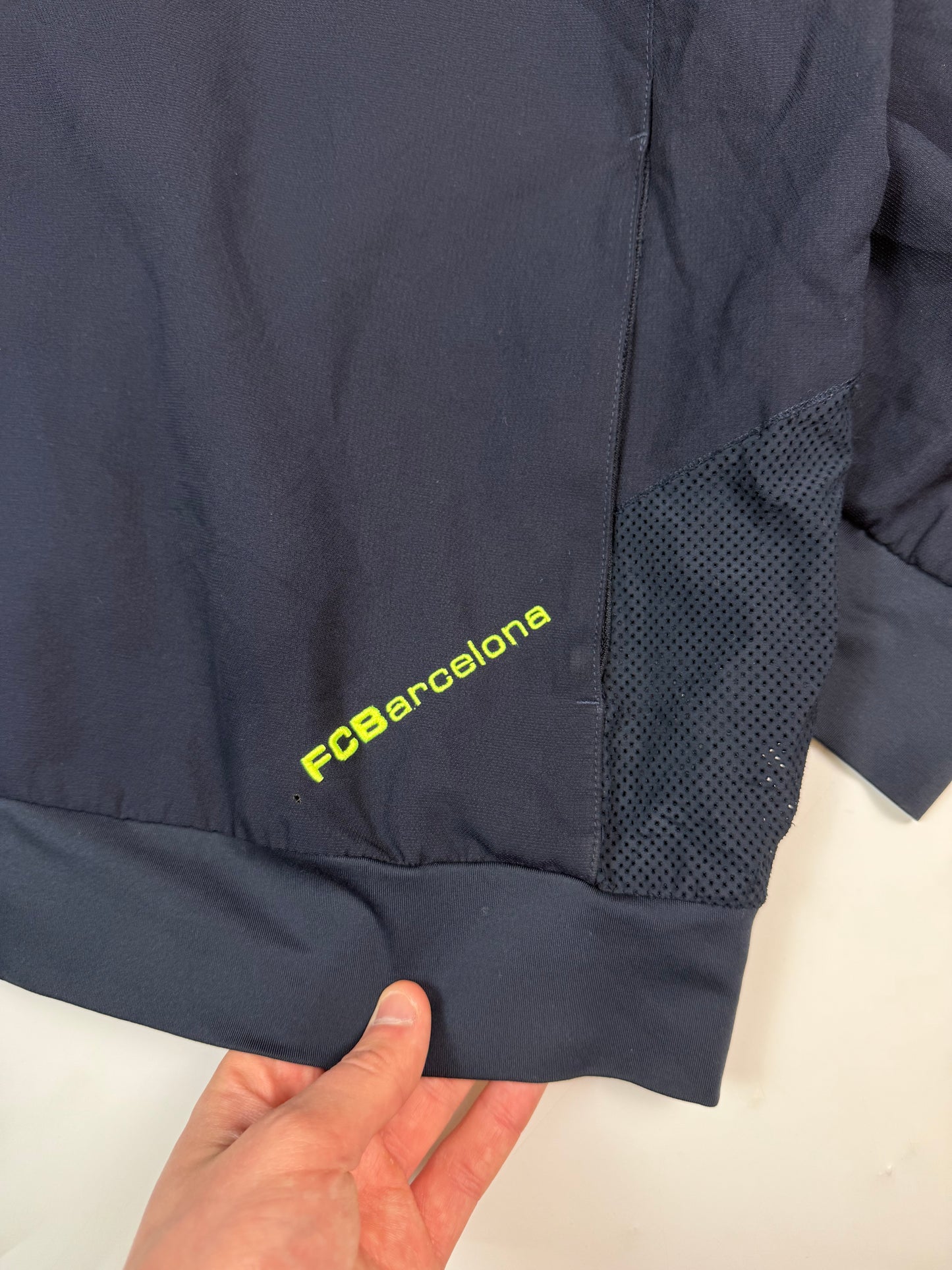 Vintage Barcelona 2007/08 Nike football track jacket (XXL)