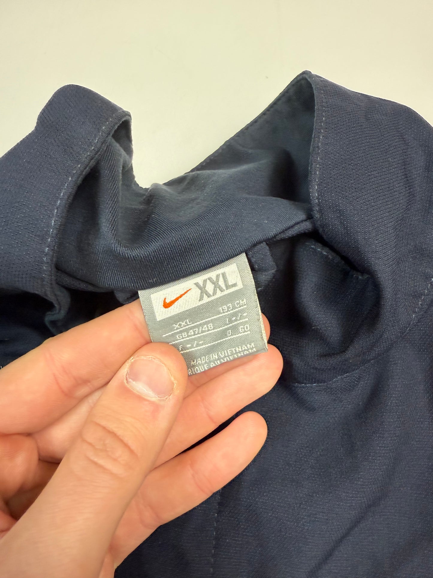 Vintage Barcelona 2007/08 Nike football track jacket (XXL)