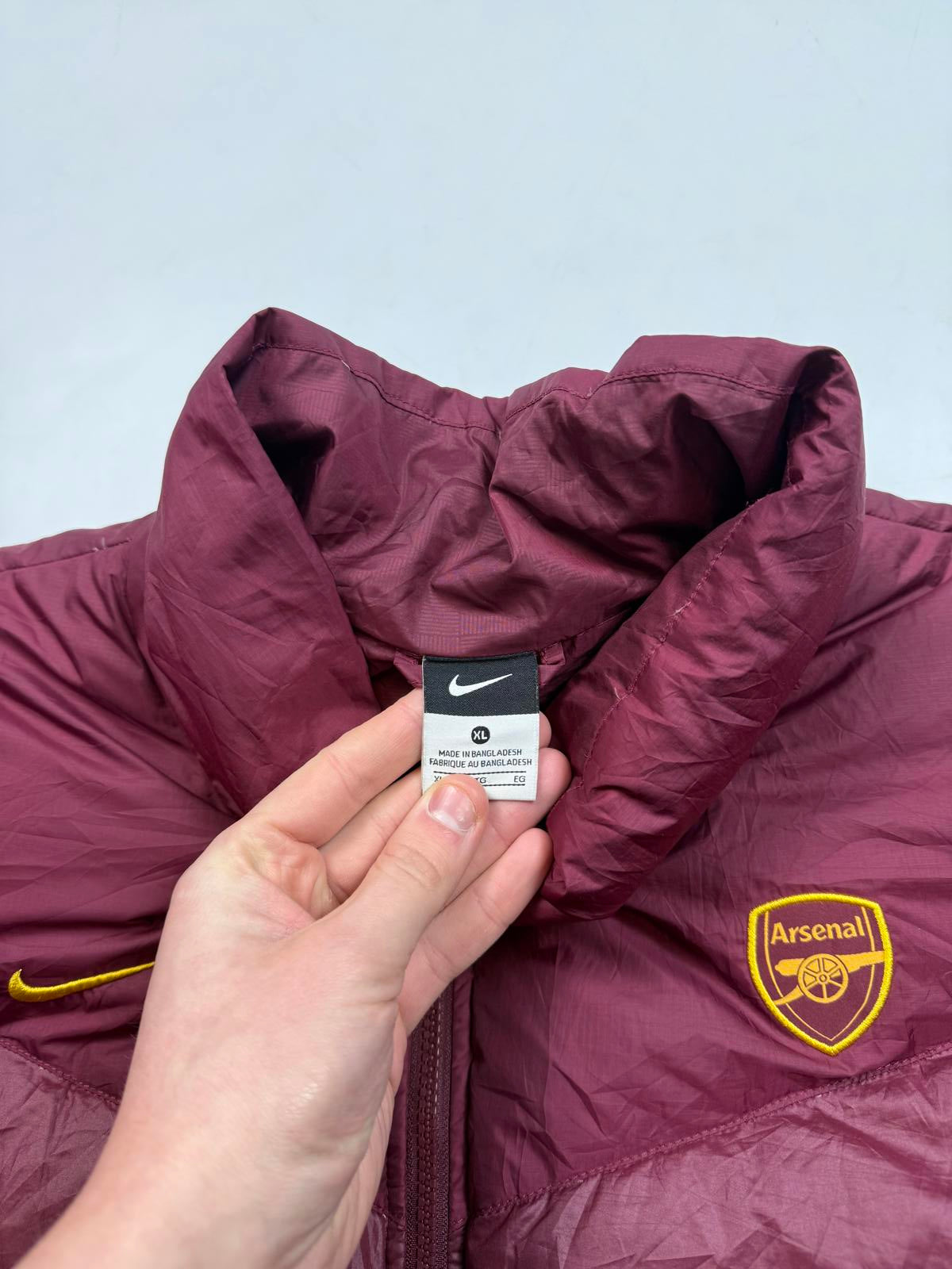Arsenal 2011/12 Nike football puffer jacket (XL)