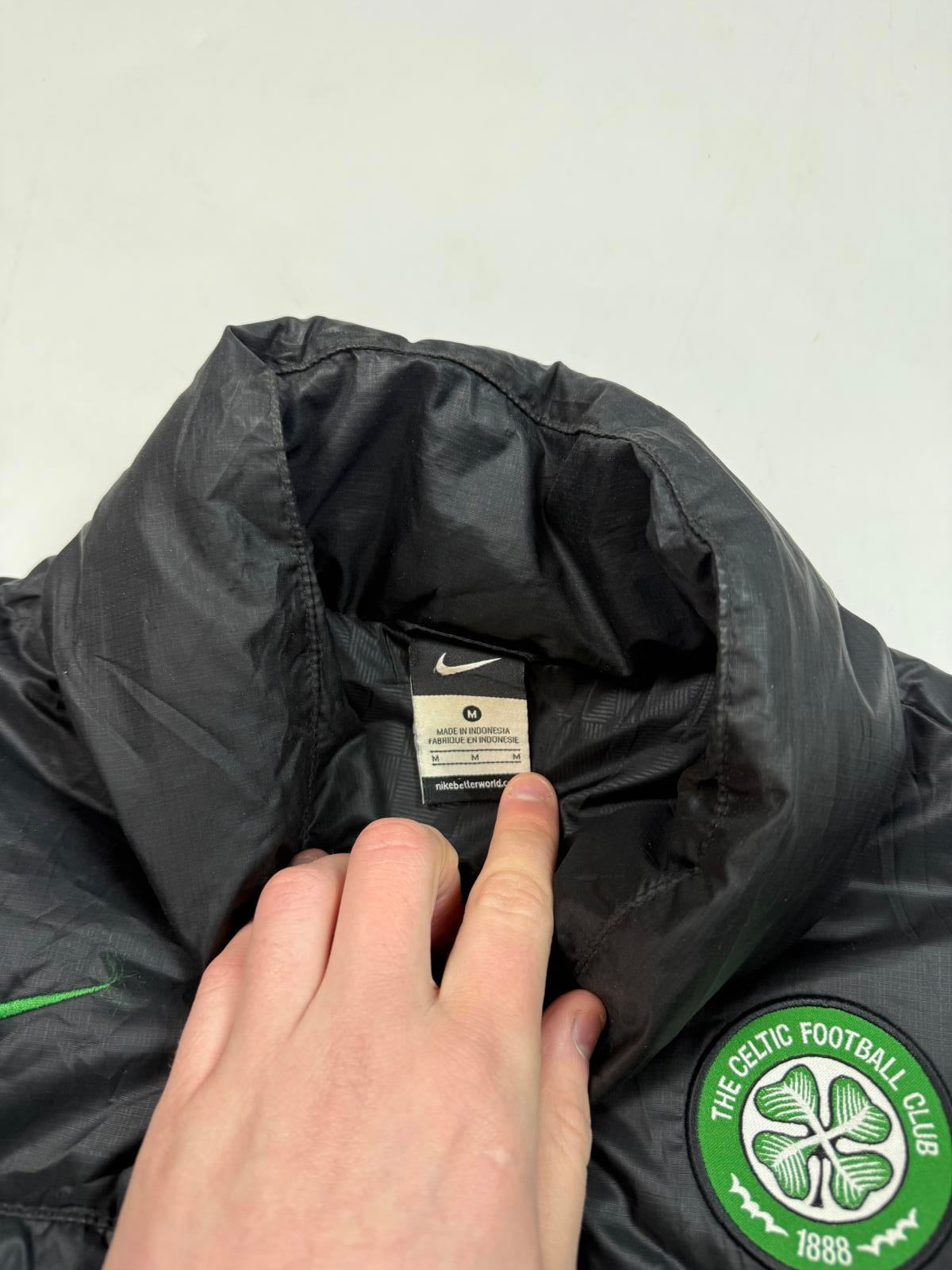 Celtic 2012/13 Nike football puffer jacket (M)