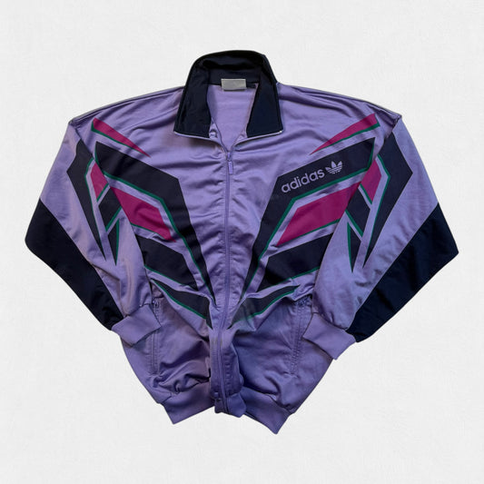 Vintage 90s adidas originals abstract track top (M)