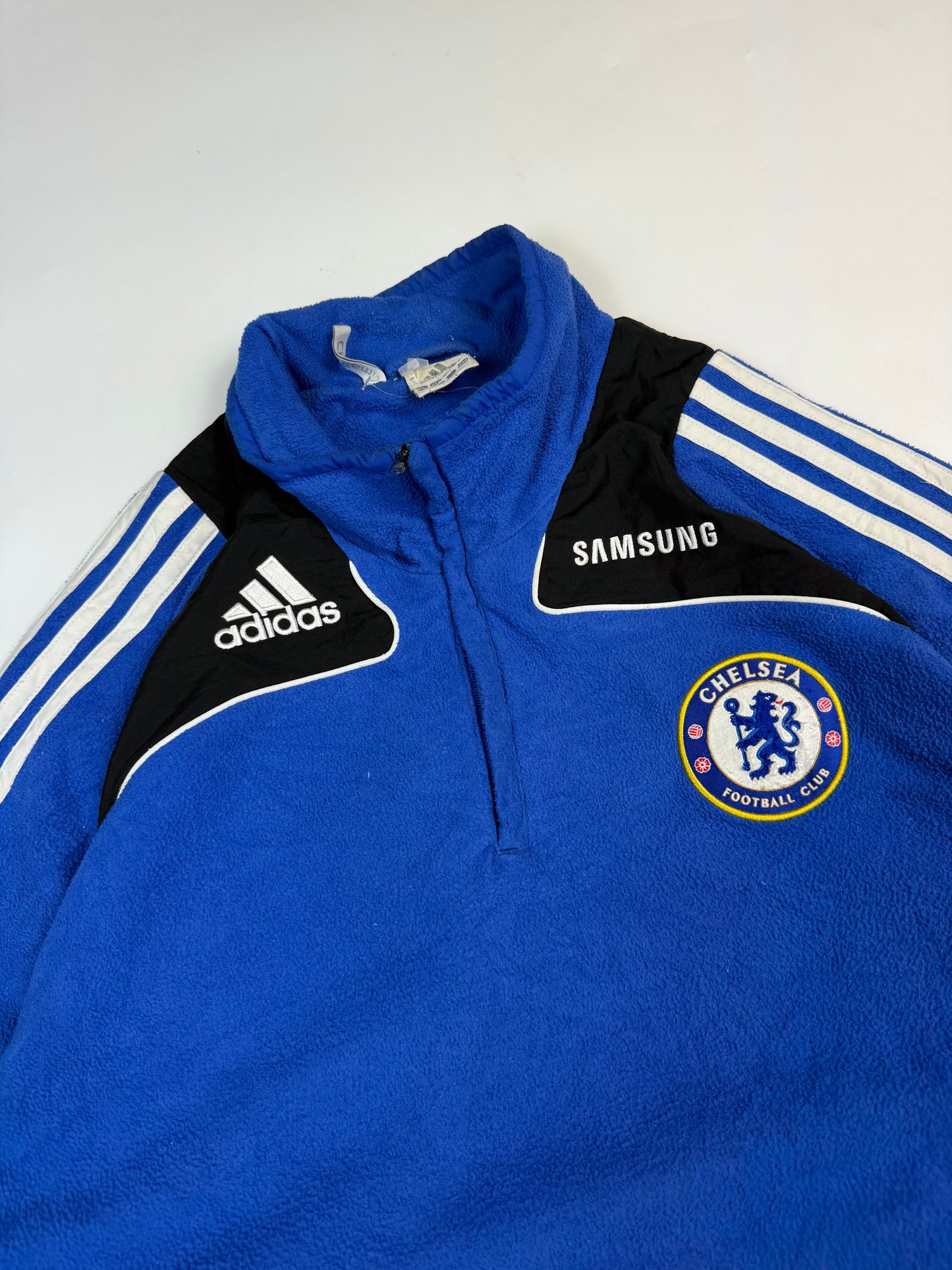 Vintage Chelsea 2008/09 Adidas quarter zip fleece (L)