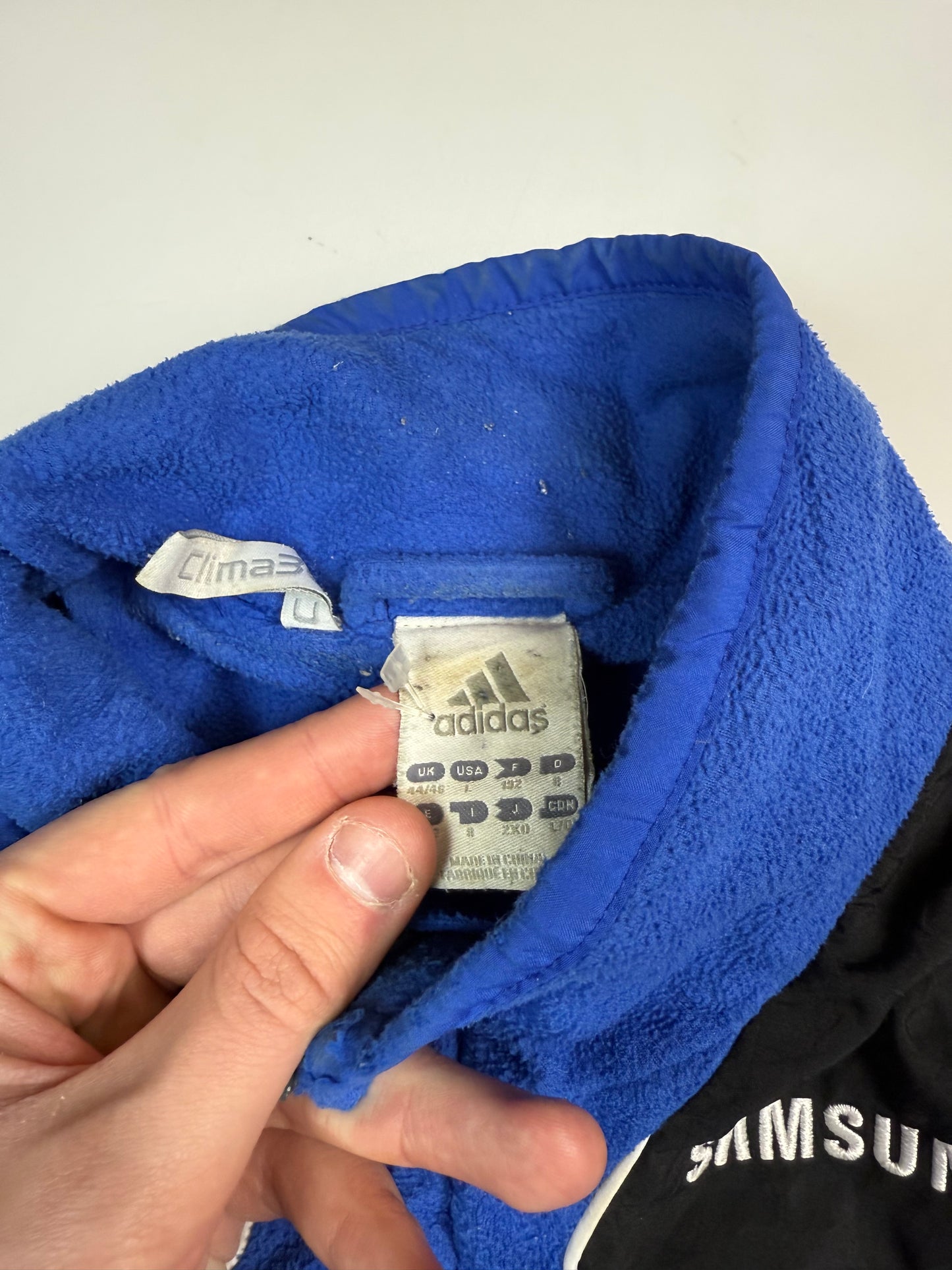 Vintage Chelsea 2008/09 Adidas quarter zip fleece (L)