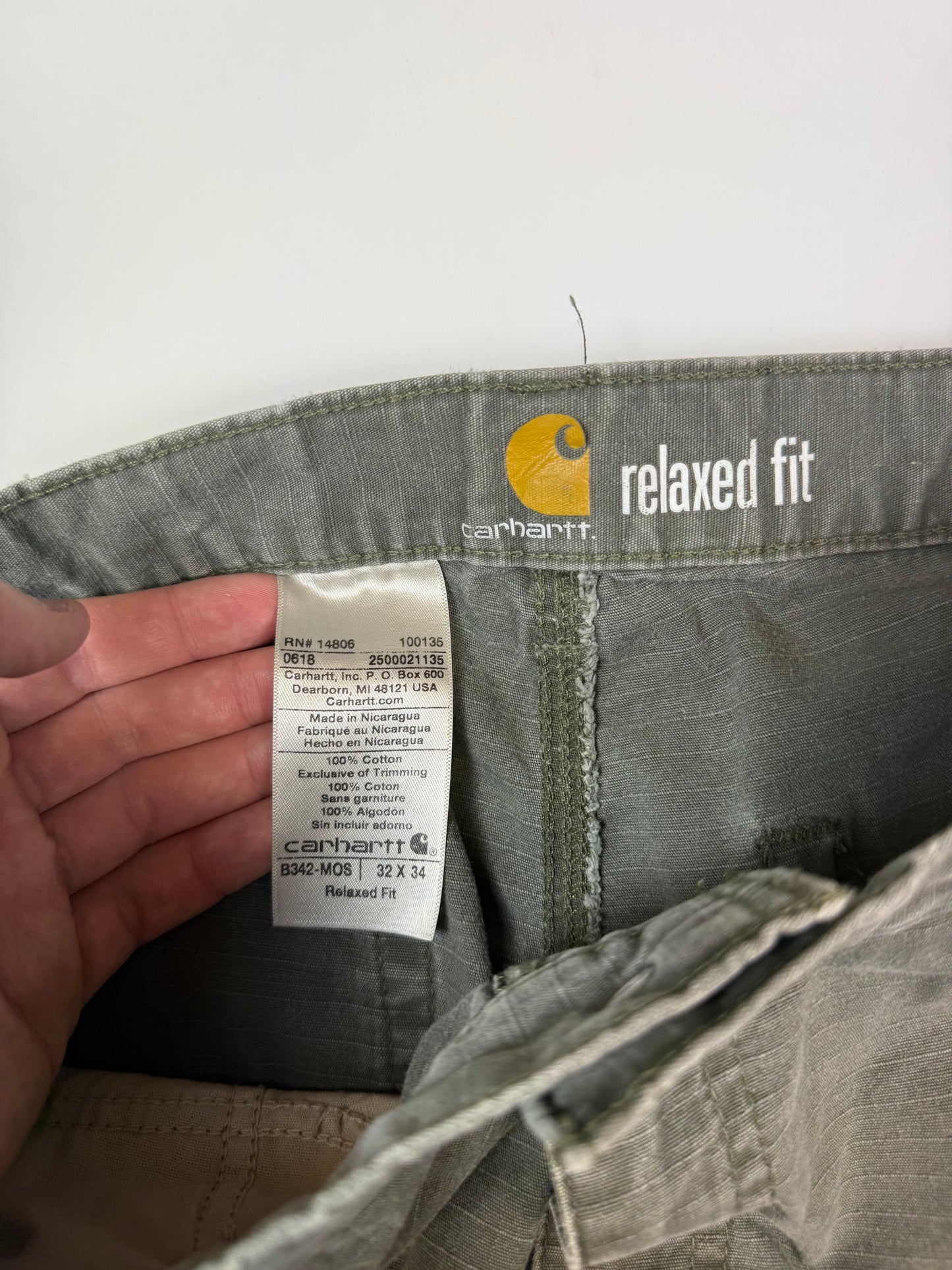 Carhartt baggy double knee carpenter pants (W32)