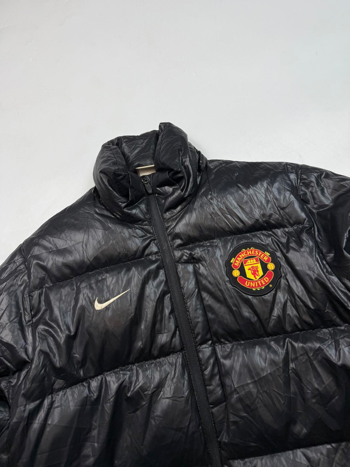 Vintage Manchester United Nike football puffer jacket (XL)