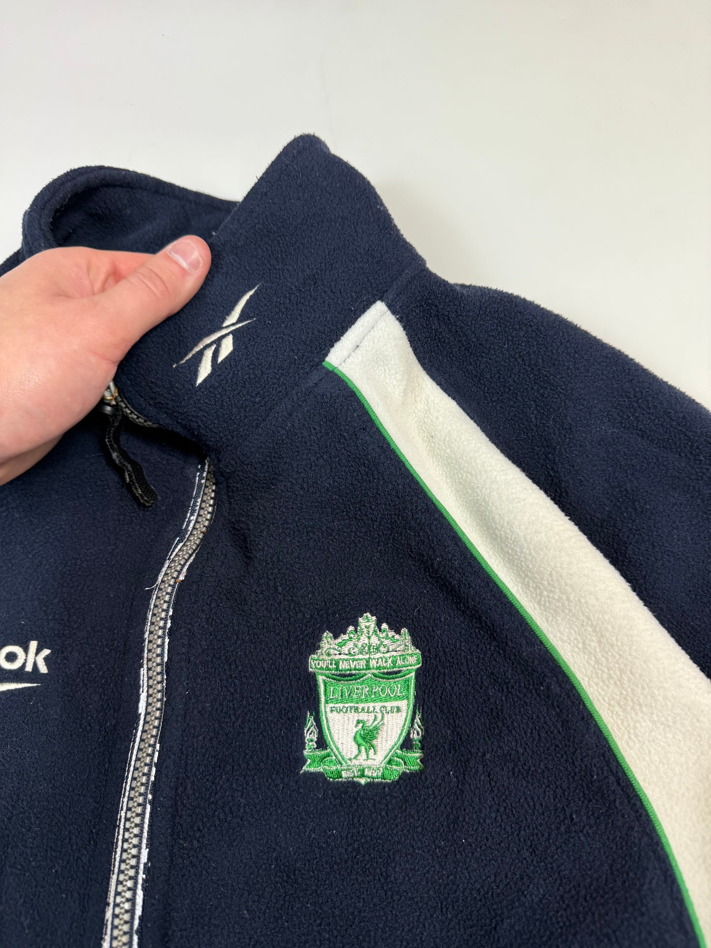 Vintage Liverpool 1999 Reebok football training fleece (S)
