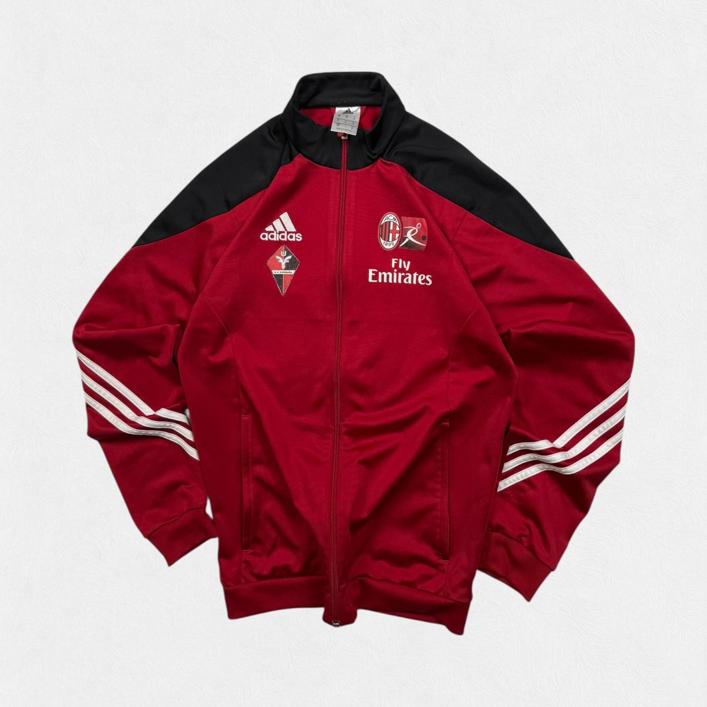 AC Milan academy adidas football track jacket (S)
