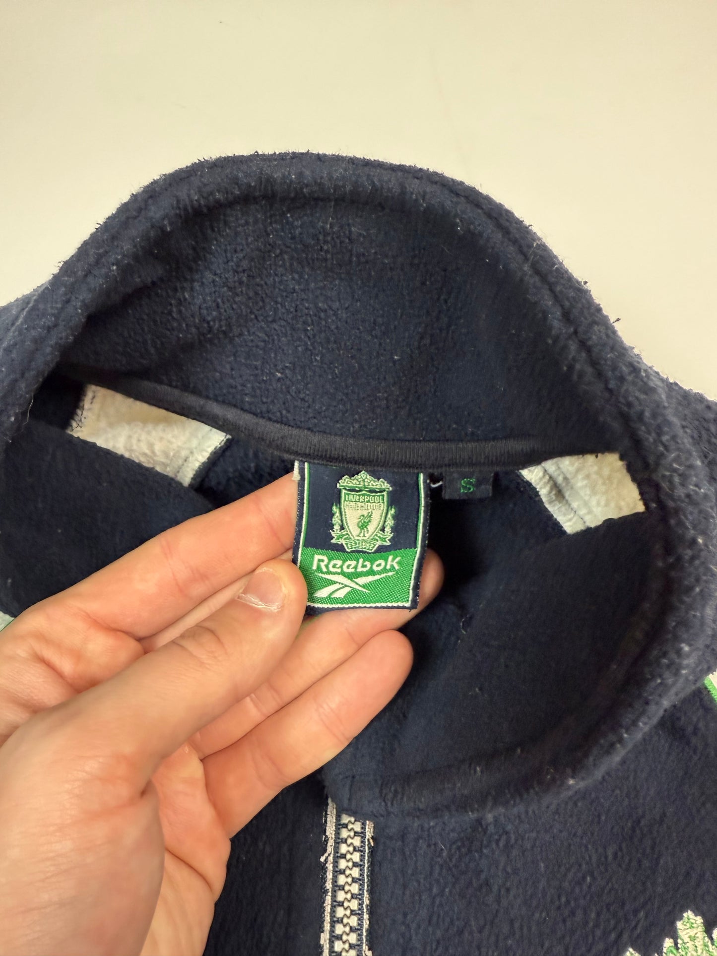 Vintage Liverpool 1999 Reebok football training fleece (S)