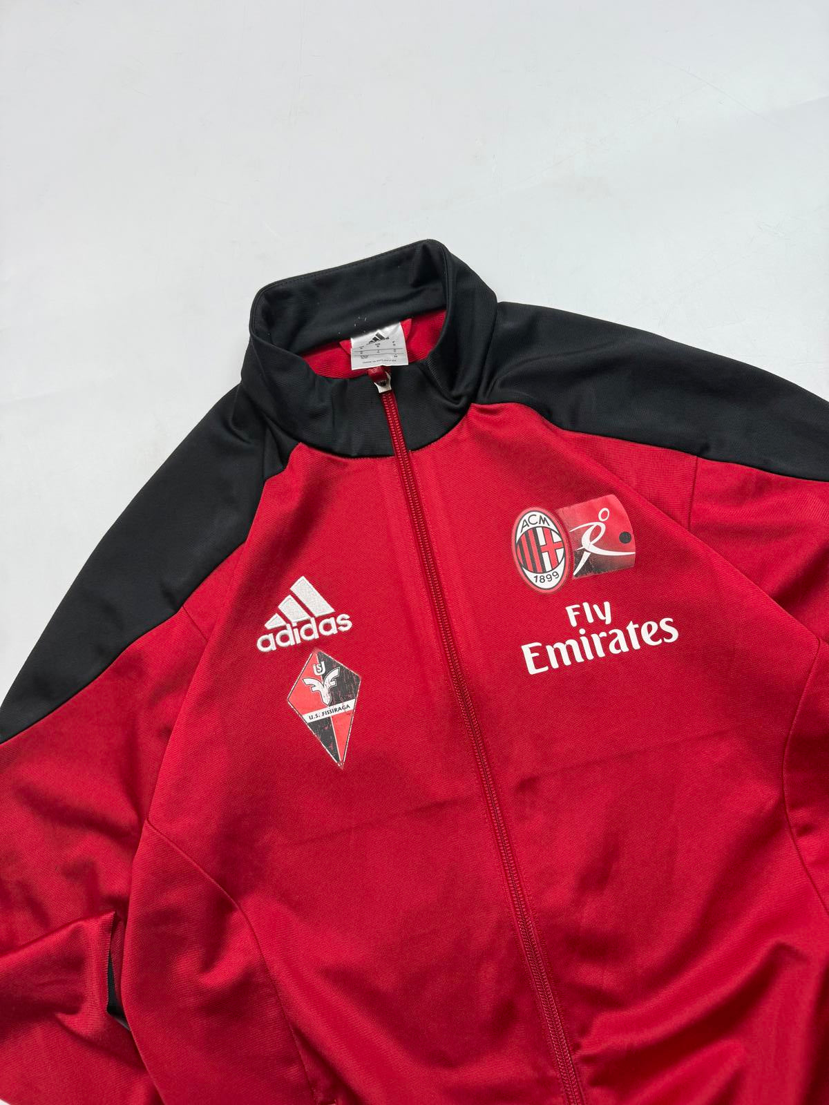 AC Milan academy adidas football track jacket (S)