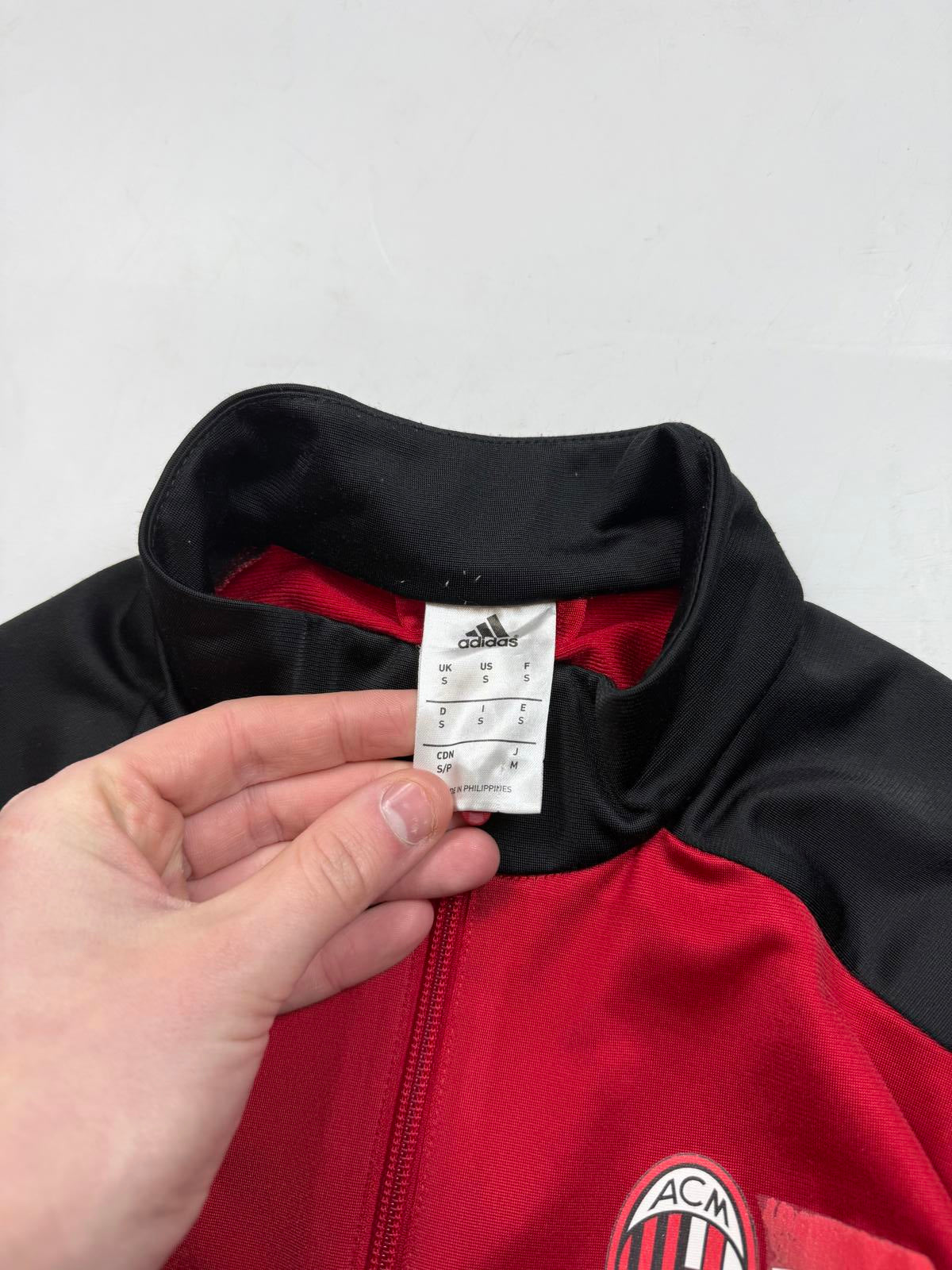 AC Milan academy adidas football track jacket (S)