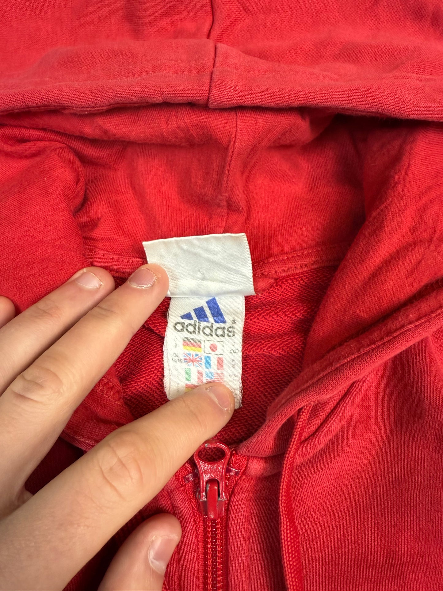 Manchester United 2018/19 Adidas zip up hoodie (L)