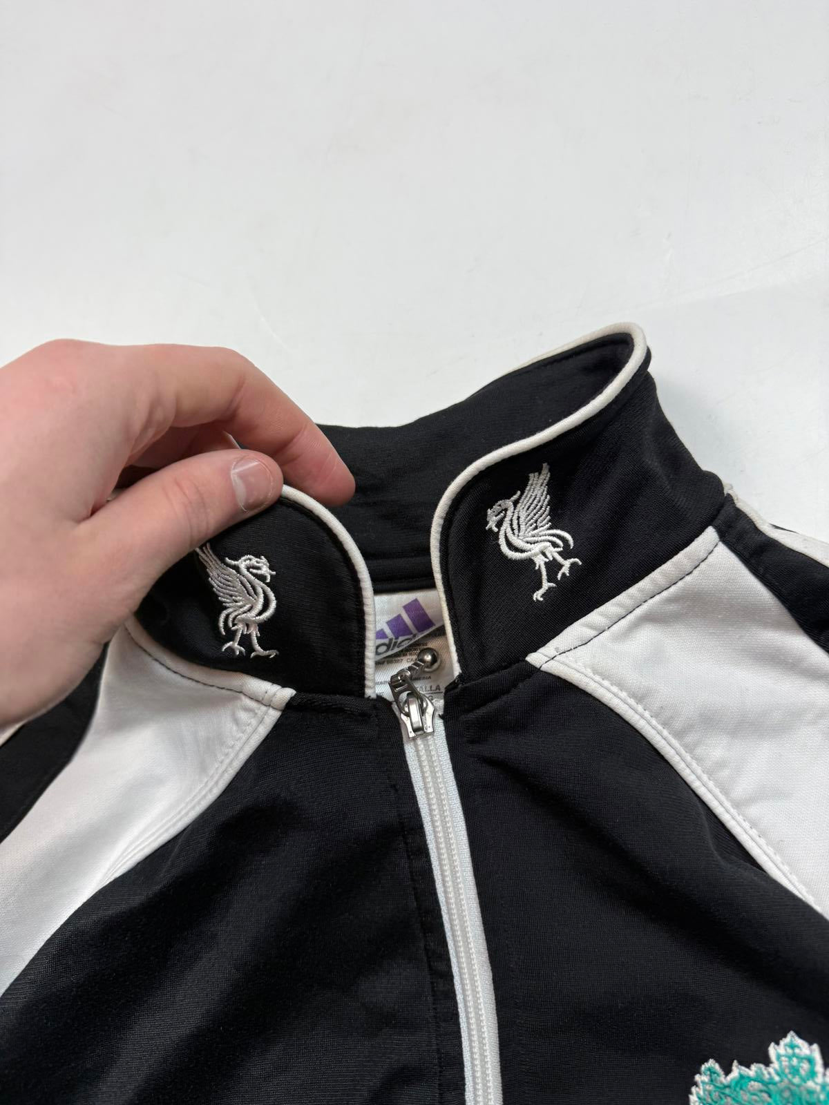 Vintage Liverpool 2007/08 Adidas football track top (S)
