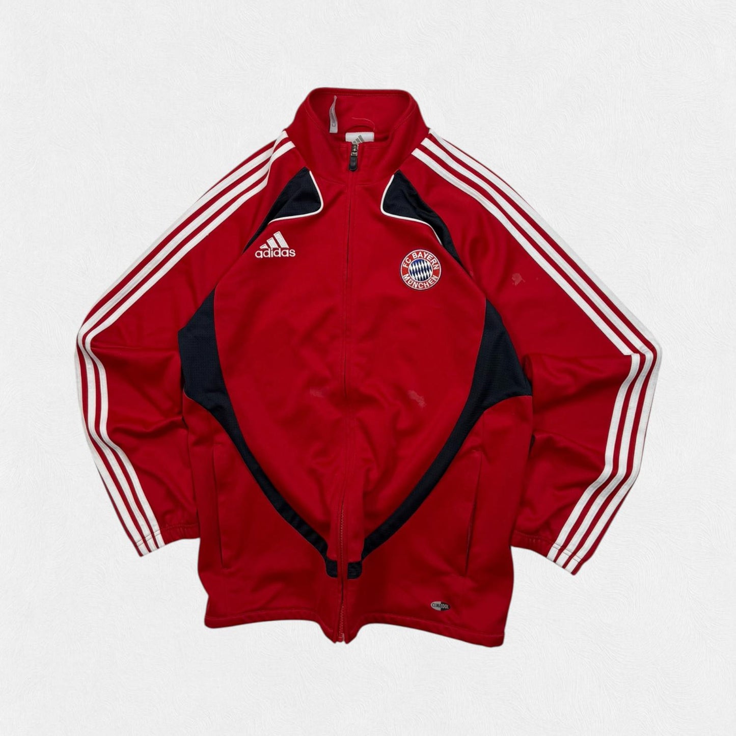 Vintage Bayern Munich 2008/09 Adidas football track jacket (M)