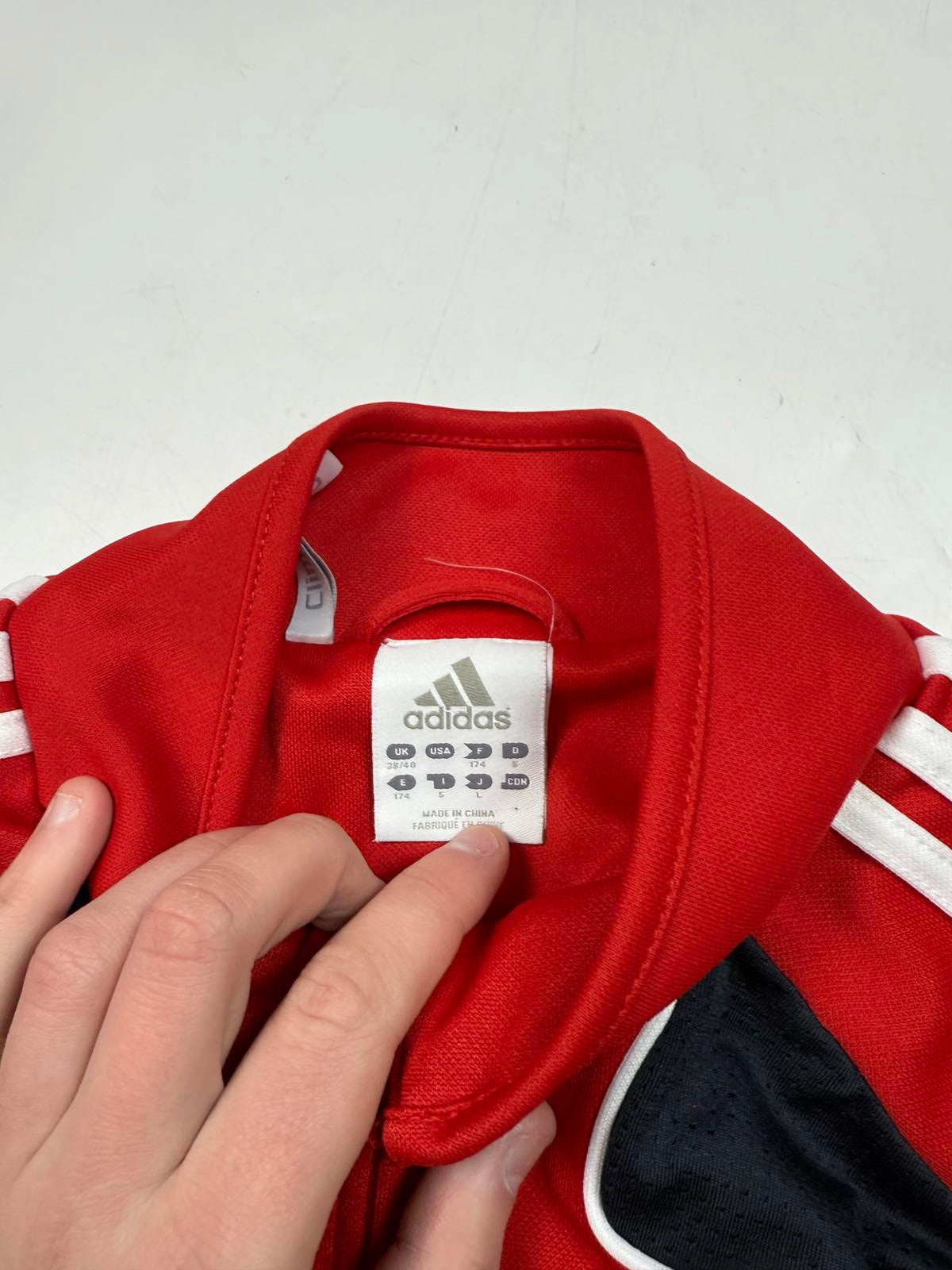 Vintage Bayern Munich 2008/09 Adidas football track jacket (M)