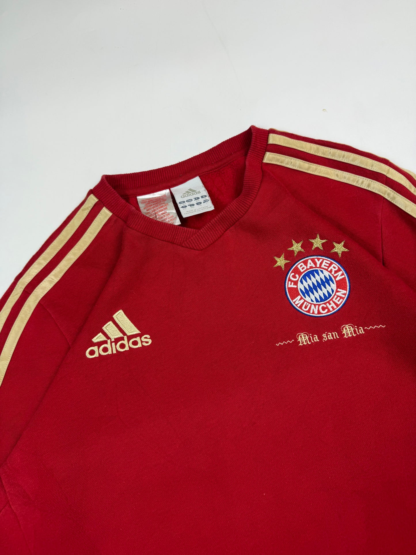 Bayern Munich 2010/11 Adidas football sweatshirt (S)