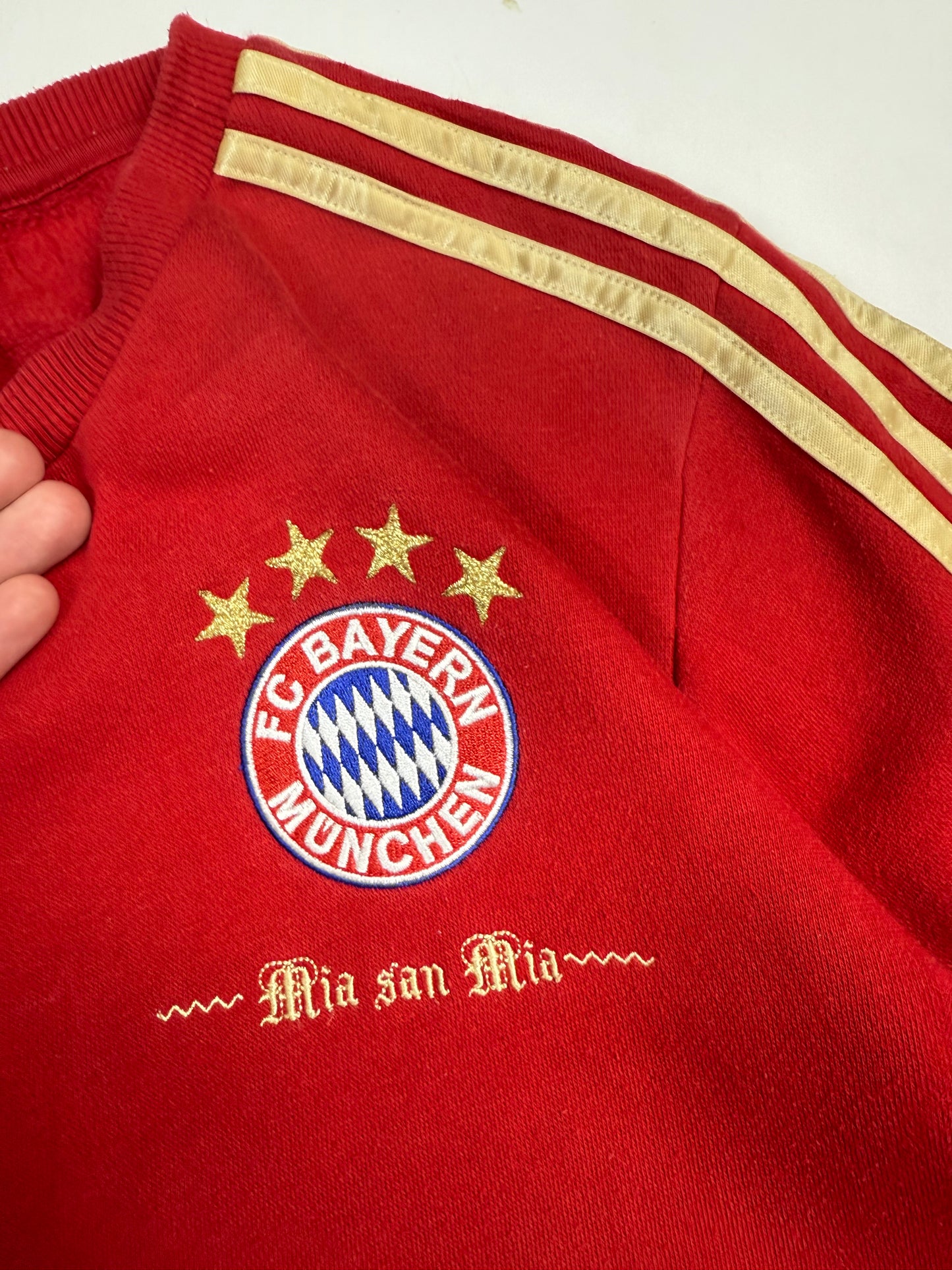 Bayern Munich 2010/11 Adidas football sweatshirt (S)