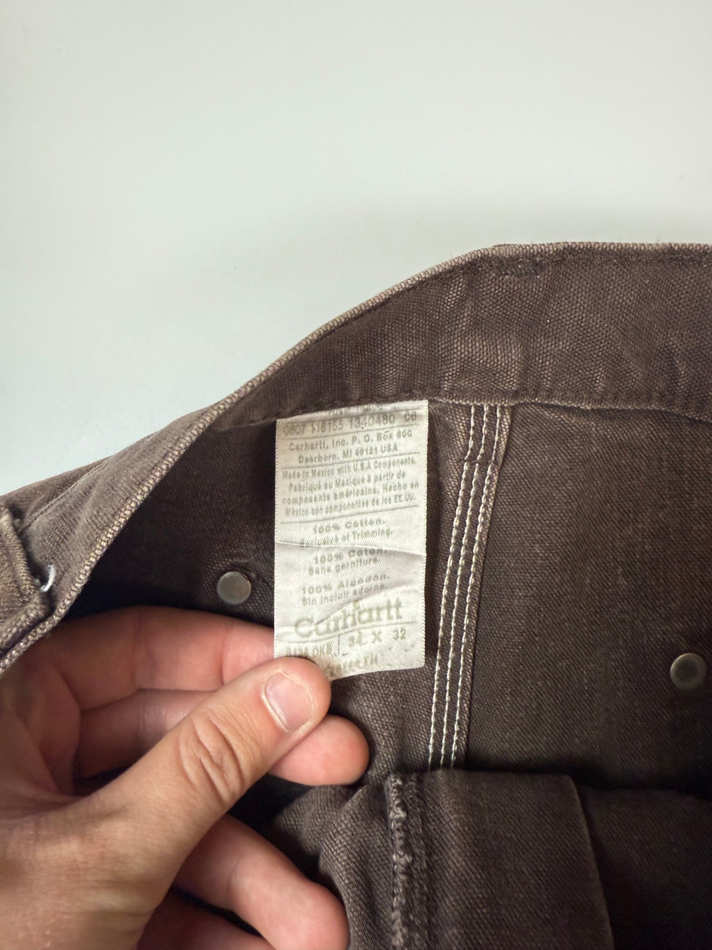 Vintage Carhartt baggy double knee carpenter pants (W34)